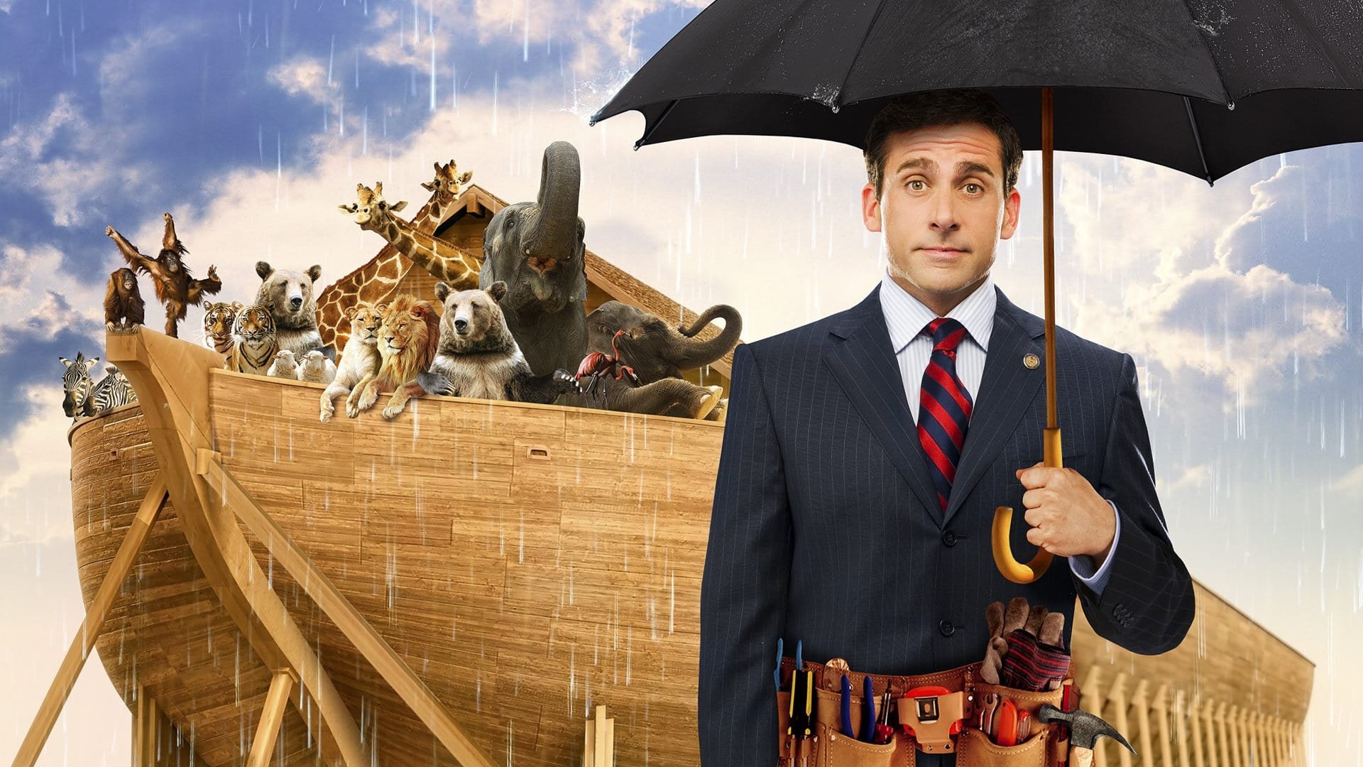 Cinematic background from Evan Almighty 2007 - Junior congressman Evan Baxter, whose wish is to "change the world" is heard by none other than God. When God appears with the perplexing request to build an ark, Evan is sure he is losing it.