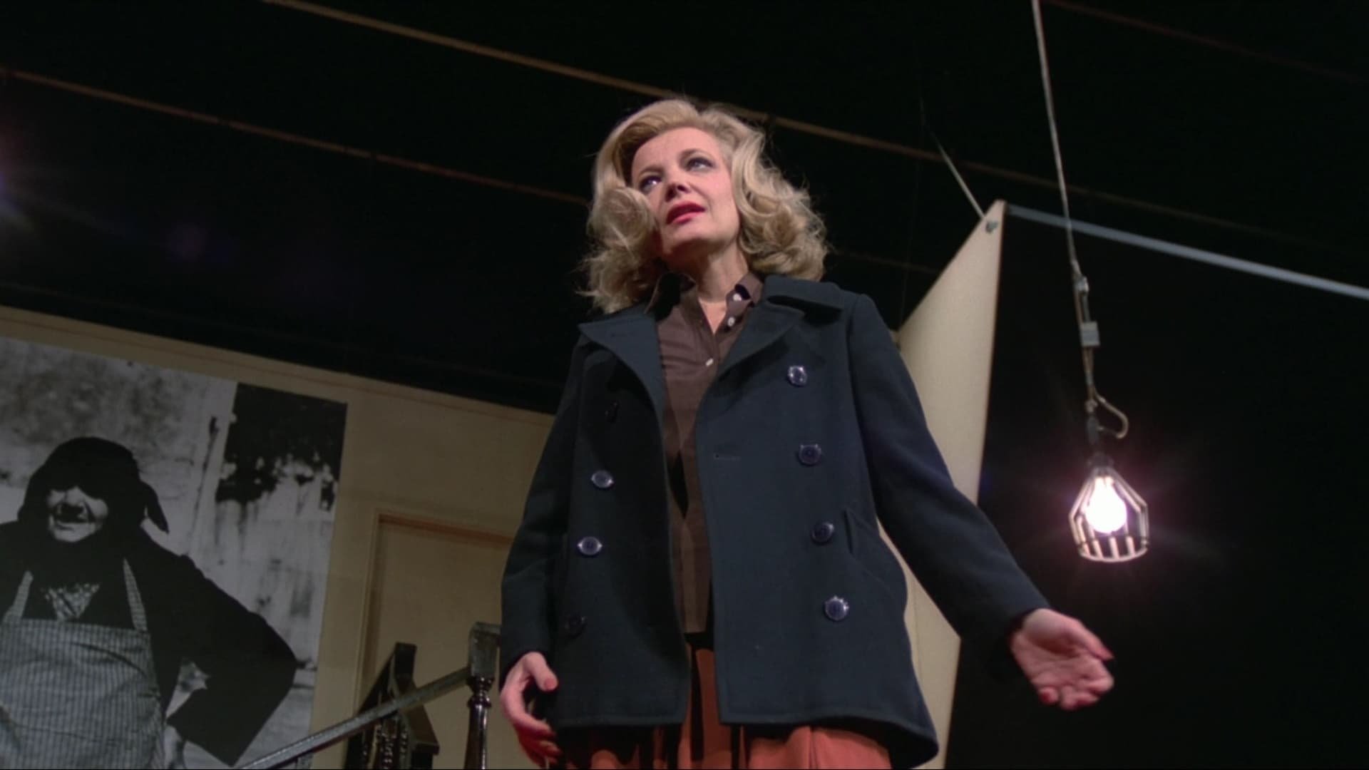 Cinematic background from Opening Night 1977 - Actress Myrtle Gordon is a functioning alcoholic who is a few days from the opening night of her latest play, concerning a woman distraught about aging. One night a car kills one of Myrtle's fans who is chasing her limousine in an attempt to get the star's attention. Myrtle internalizes the accident and goes on a spiritual quest, but fails to finds the answers she is after. As opening night inches closer and closer, fragile Myrtle must find a way to make the show go on.