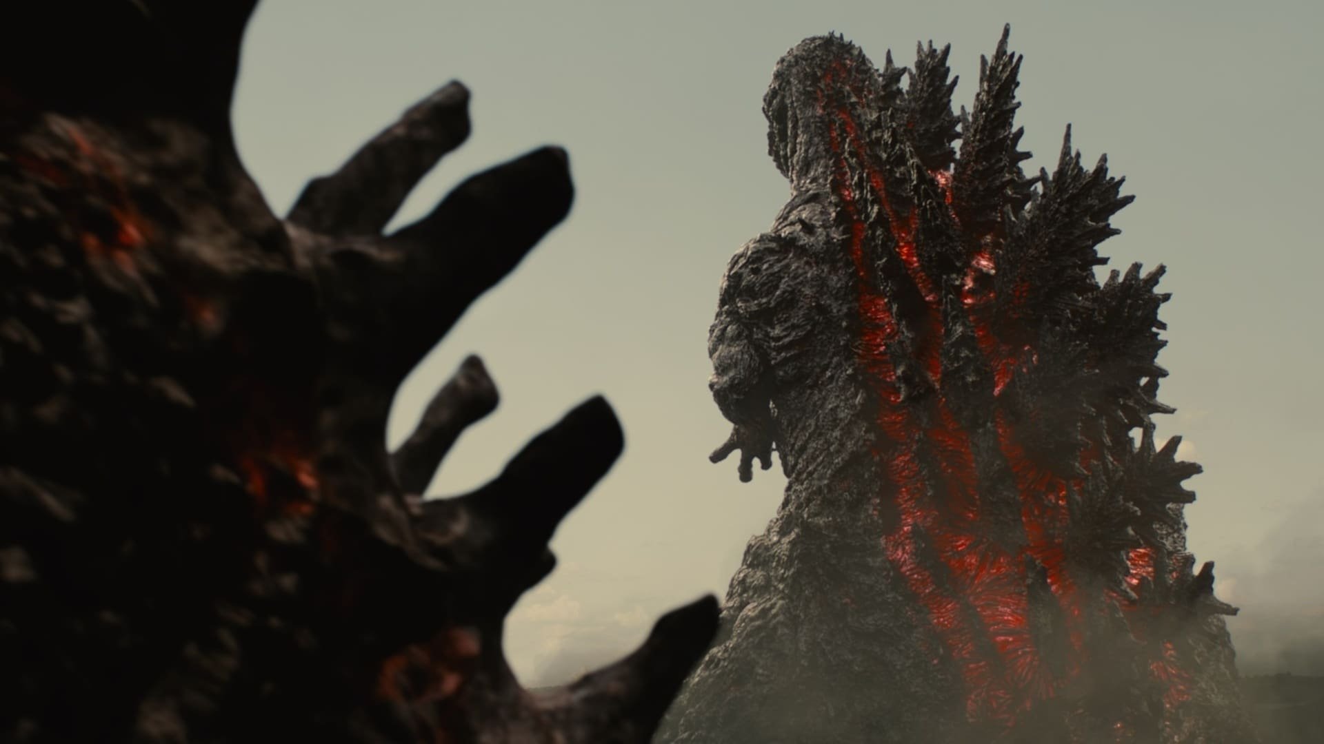 Cinematic background from Shin Godzilla 2016 - When a massive, gilled monster emerges from the deep and tears through the city, the government scrambles to save its citizens.  A rag-tag team of volunteers cuts through a web of red tape to uncover the monster's weakness and its mysterious ties to a foreign superpower.  But time is not on their side - the greatest catastrophe to ever befall the world is about to evolve right before their very eyes.