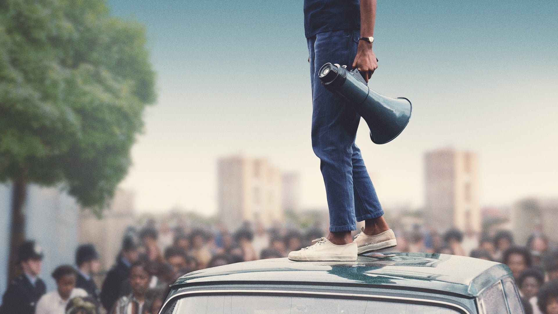 Cinematic background from Small Axe 2020 - 2020 - An anthology series of five stories looking at the lives of a group of friends and their families in London’s West Indian community from the late 1960s to the early 80s.