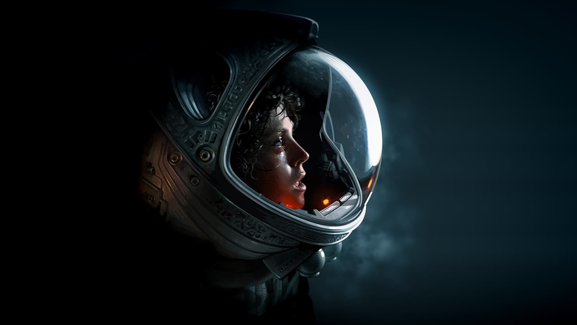 Cinematic background from Alien 1979 - During its return to the earth, commercial spaceship Nostromo intercepts a distress signal from a distant planet. When a three-member team of the crew discovers a chamber containing thousands of eggs on the planet, a creature inside one of the eggs attacks an explorer. The entire crew is unaware of the impending nightmare set to descend upon them when the alien parasite planted inside its unfortunate host is birthed.