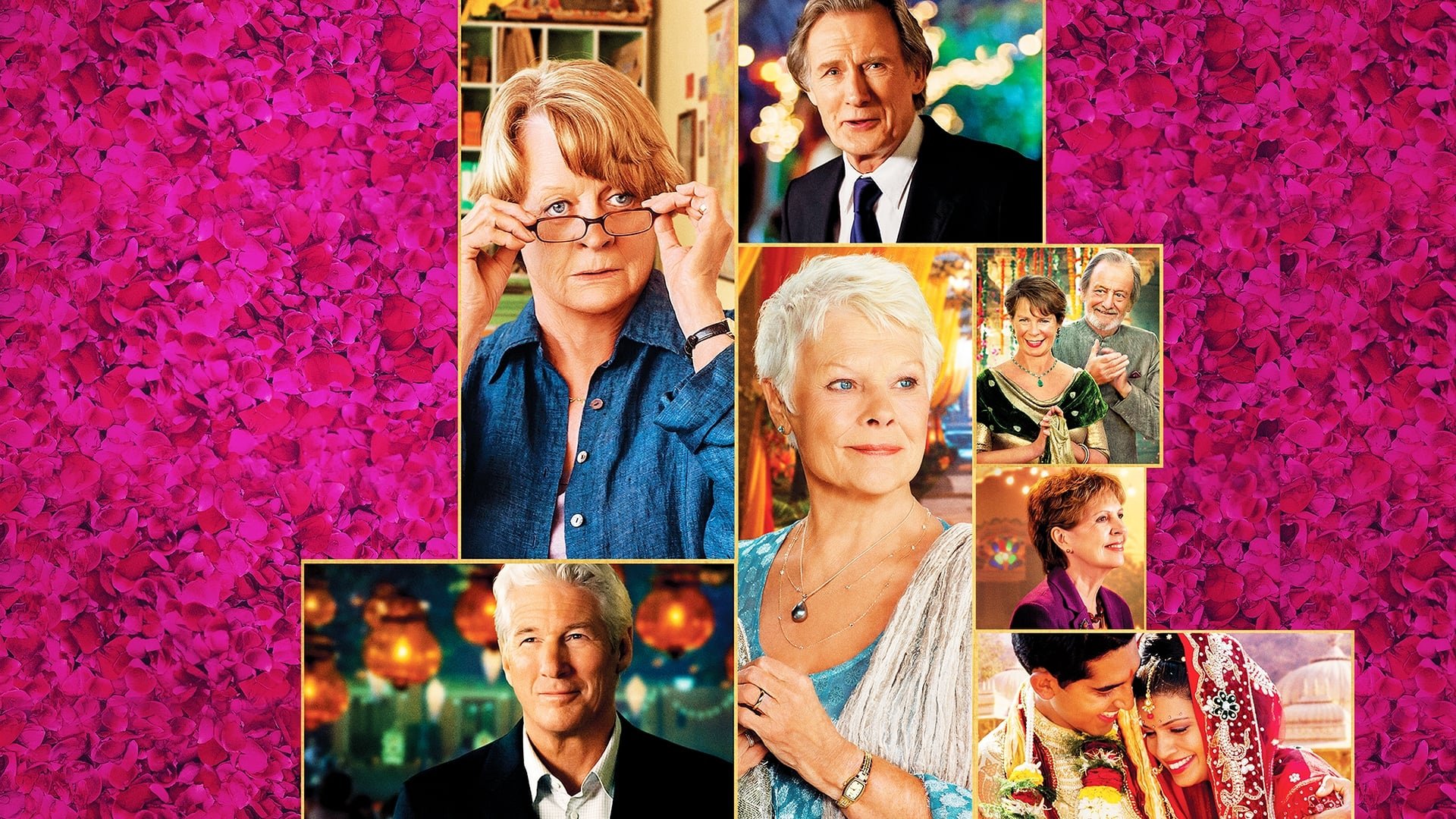 Cinematic background from The Second Best Exotic Marigold Hotel 2015 - As the Best Exotic Marigold Hotel has only a single remaining vacancy - posing a rooming predicament for two fresh arrivals - Sonny pursues his expansionist dream of opening a second hotel.