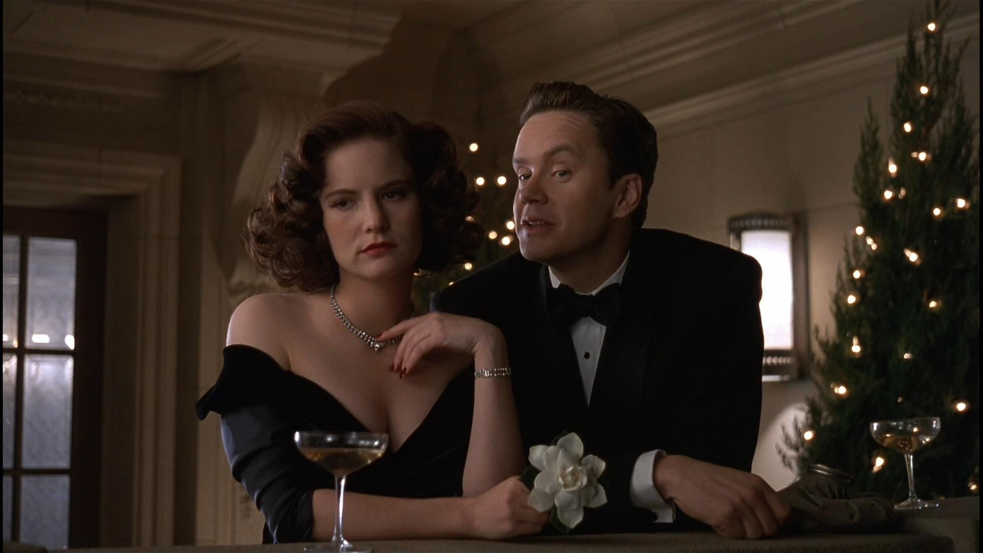 Cinematic background from The Hudsucker Proxy 1994 - A naive business graduate is installed as president of a manufacturing company as part of a stock scam.