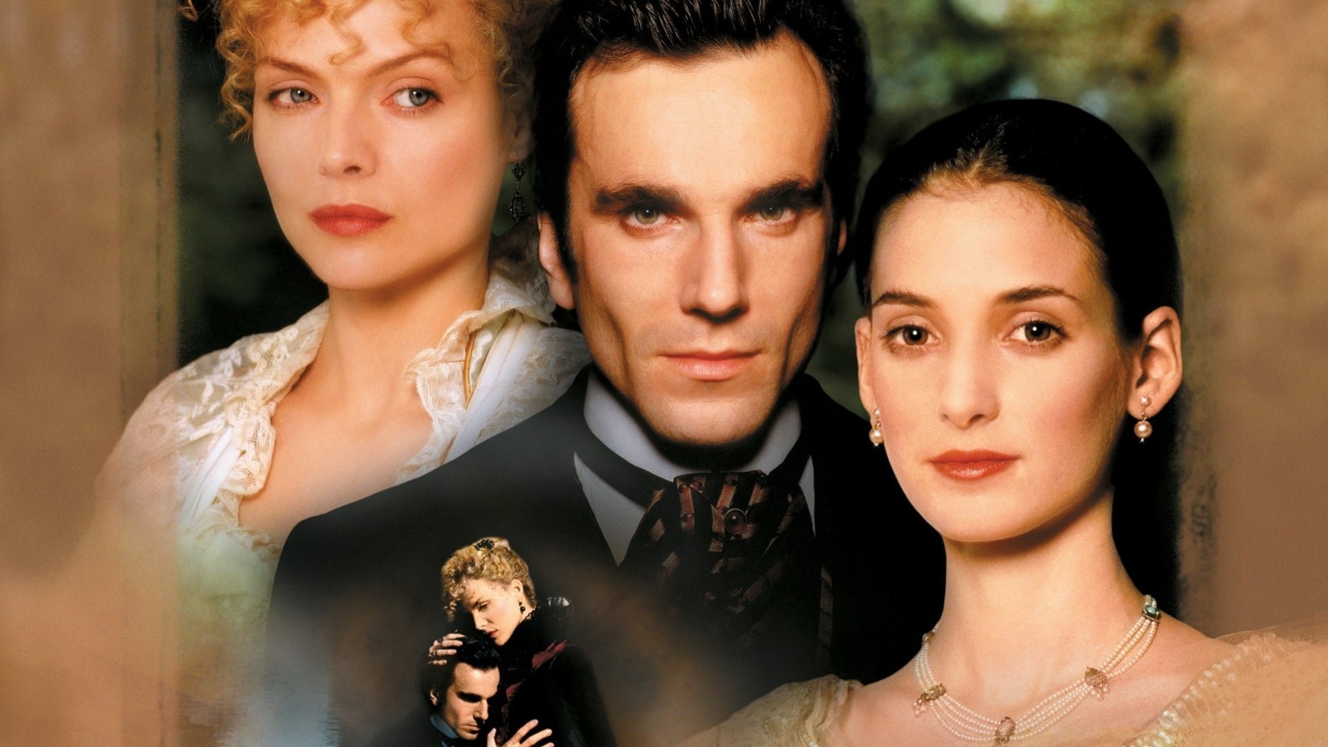 Cinematic background from The Age of Innocence 1993 - In 19th century New York high society, a young lawyer falls in love with a woman separated from her husband, while he is engaged to the woman's cousin.