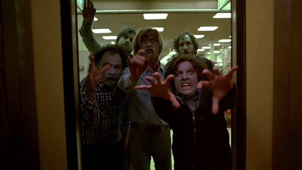 Cinematic background from Dawn of the Dead 1978 - During an ever-growing epidemic of zombies that have risen from the dead, two Philadelphia SWAT team members, a traffic reporter, and his television-executive girlfriend seek refuge in a secluded shopping mall.