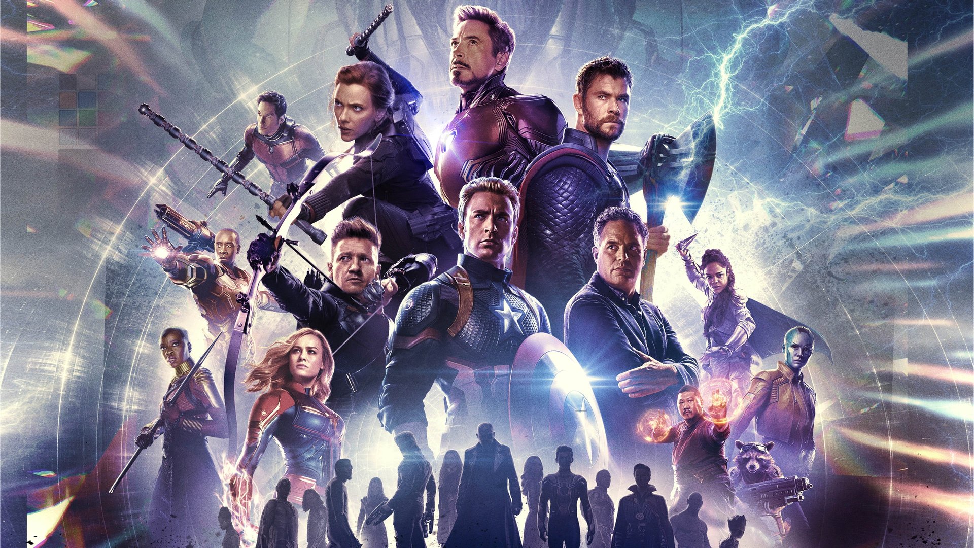 Cinematic background from Avengers: Endgame 2019 - After the devastating events of Avengers: Infinity War, the universe is in ruins due to the efforts of the Mad Titan, Thanos. With the help of remaining allies, the Avengers must assemble once more in order to undo Thanos' actions and restore order to the universe once and for all, no matter what consequences may be in store.