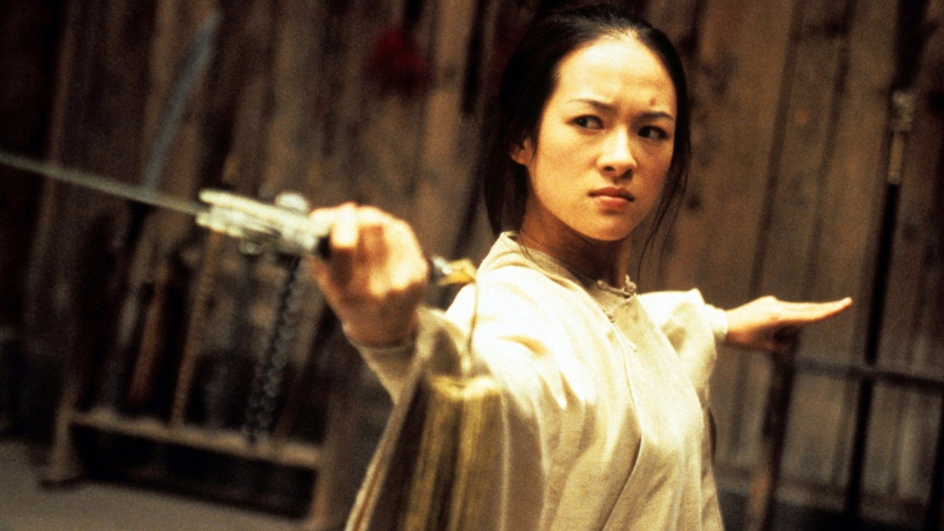 Cinematic background from Crouching Tiger, Hidden Dragon 2000 - Two warriors in pursuit of a stolen sword and a notorious fugitive are led to an impetuous, physically-skilled, teenage nobleman's daughter, who is at a crossroads in her life.