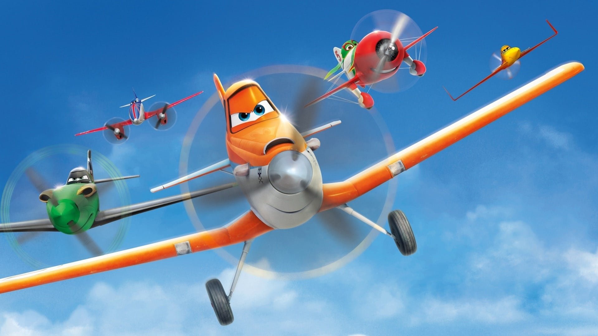 Cinematic background from Planes 2013 - Dusty is a cropdusting plane who dreams of competing in a famous aerial race. The problem? He is hopelessly afraid of heights. With the support of his mentor Skipper and a host of new friends, Dusty sets off to make his dreams come true.