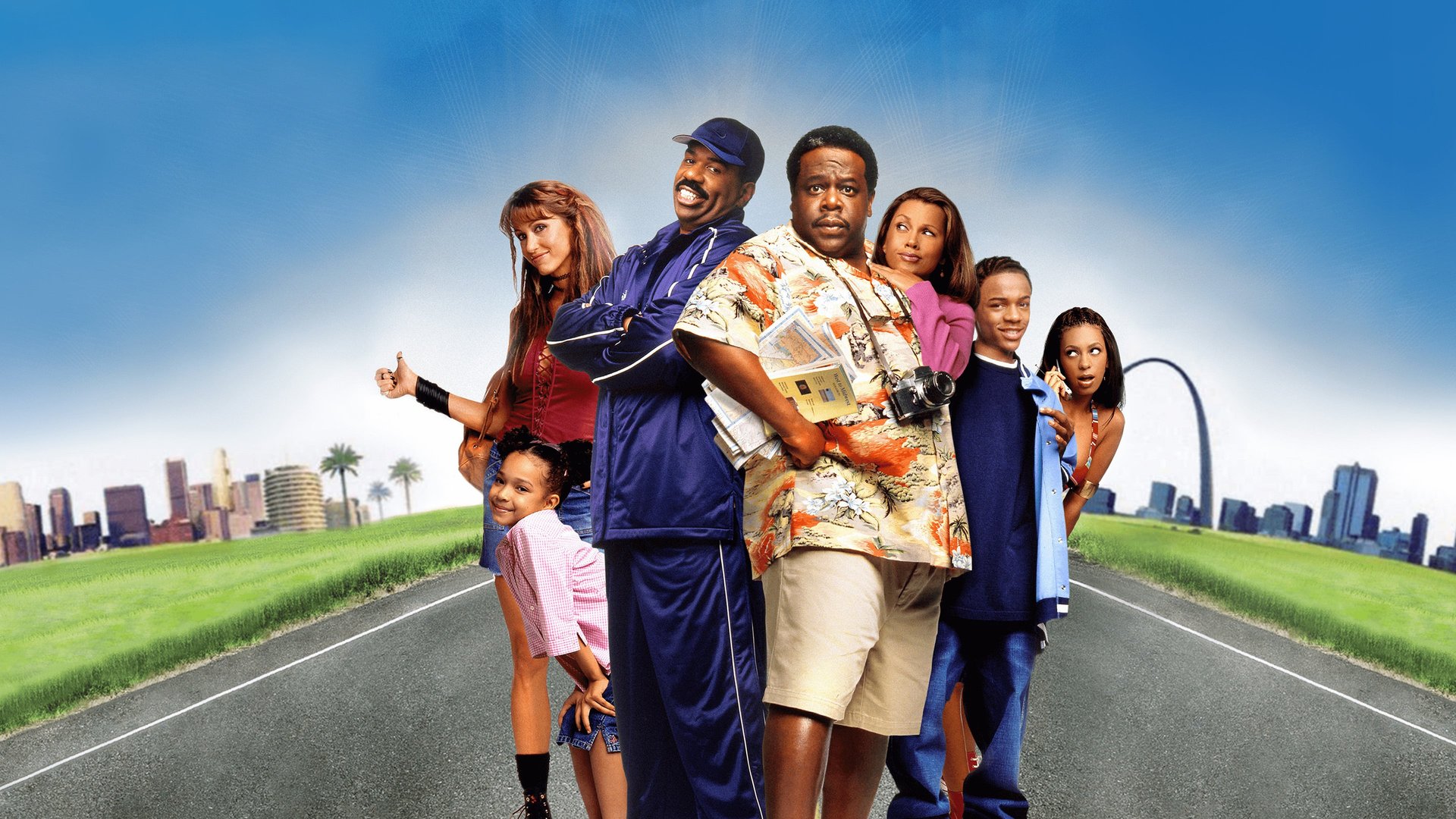Cinematic background from Johnson Family Vacation 2004 - Nate Johnson, a Los Angeles man estranged from his wife and three children, decides to reconnect with his family by taking them with him on a road trip to Missouri for a big family reunion.