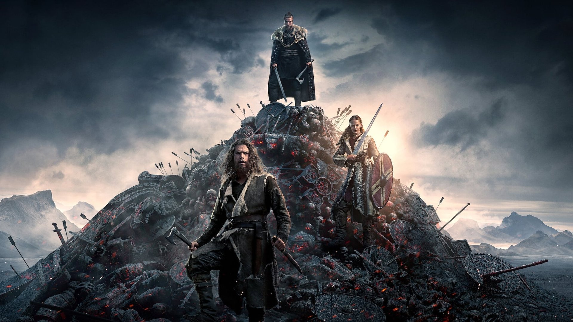 Cinematic background from Vikings: Valhalla 2022 - In this sequel to "Vikings," a hundred years have passed and a new generation of legendary heroes arises to forge its own destiny — and make history.