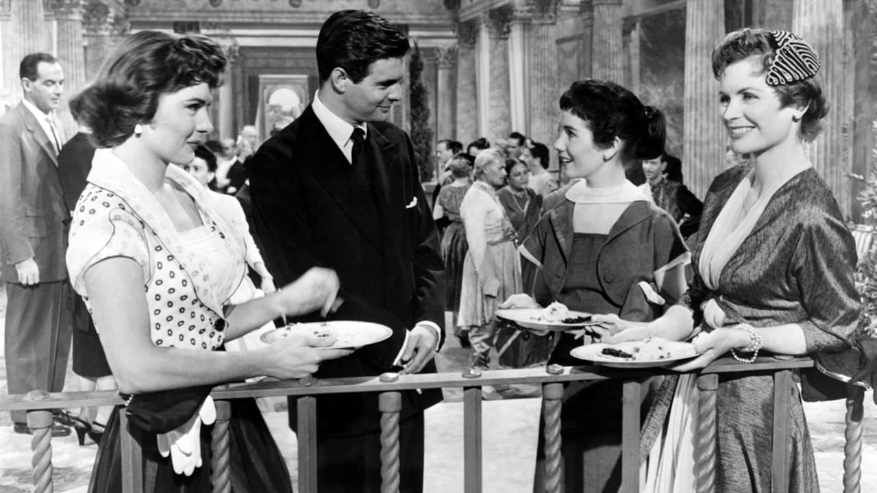 Cinematic background from Three Coins in the Fountain 1954 - Three American roommates working in Italy wish for the man of their dreams after throwing coins into Rome's magnificent Trevi Fountain. Frances, a secretary at a government agency, sets out to win the heart of her smooth-talking novelist employer; Anita, her coworker, defies office regulations by romancing an Italian who works at the agency; and office newcomer Maria meets a real Italian Prince Charming and falls madly in love. The only thing the three hopeful ladies need to do is seal their fate.