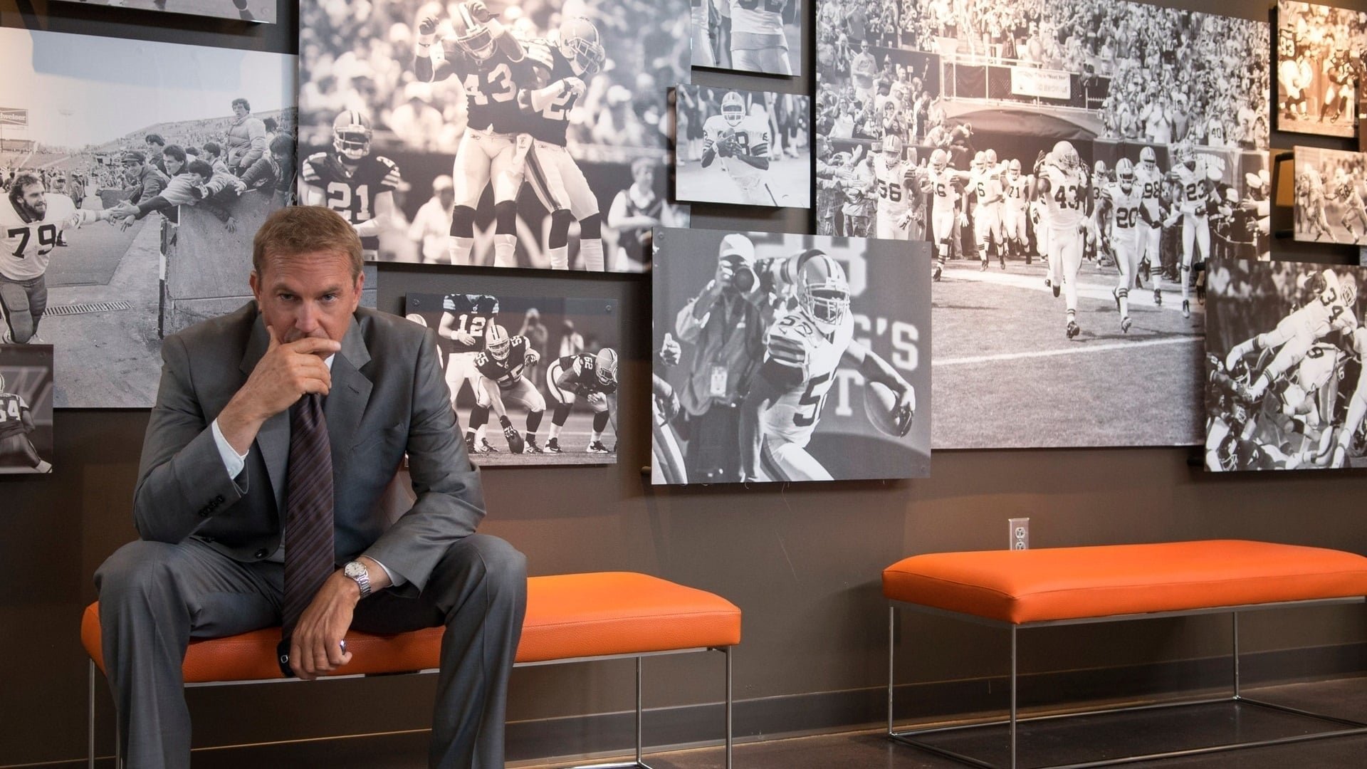 Cinematic background from Draft Day 2014 - At the NFL Draft, general manager Sonny Weaver has the opportunity to rebuild his team when he trades for the number one pick. He must decide what he's willing to sacrifice on a life-changing day for a few hundred young men with NFL dreams.