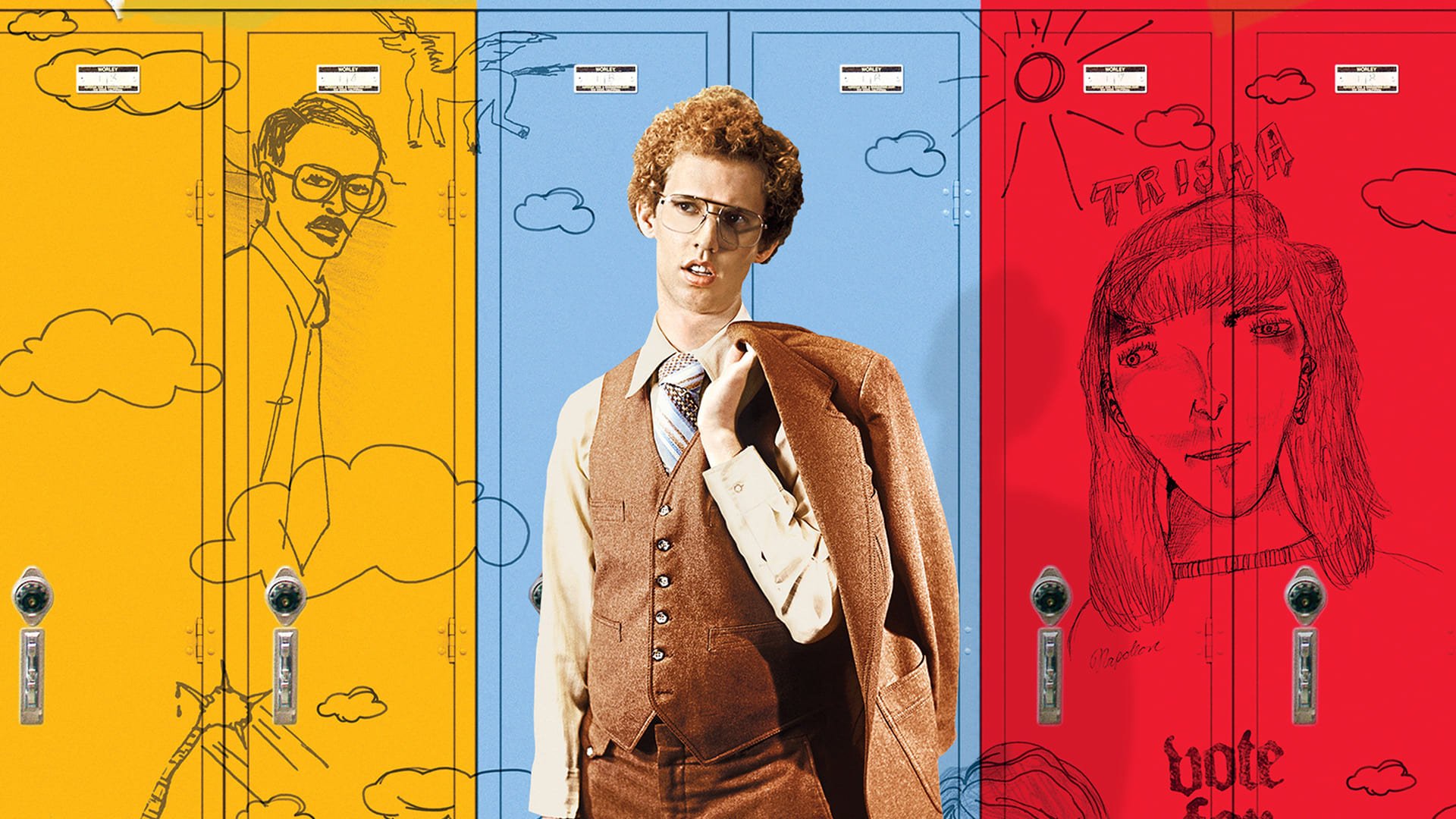 Cinematic background from Napoleon Dynamite 2004 - A listless and alienated teenager decides to help his new friend win the class presidency in their small western high school, while he must deal with his bizarre family life back home.