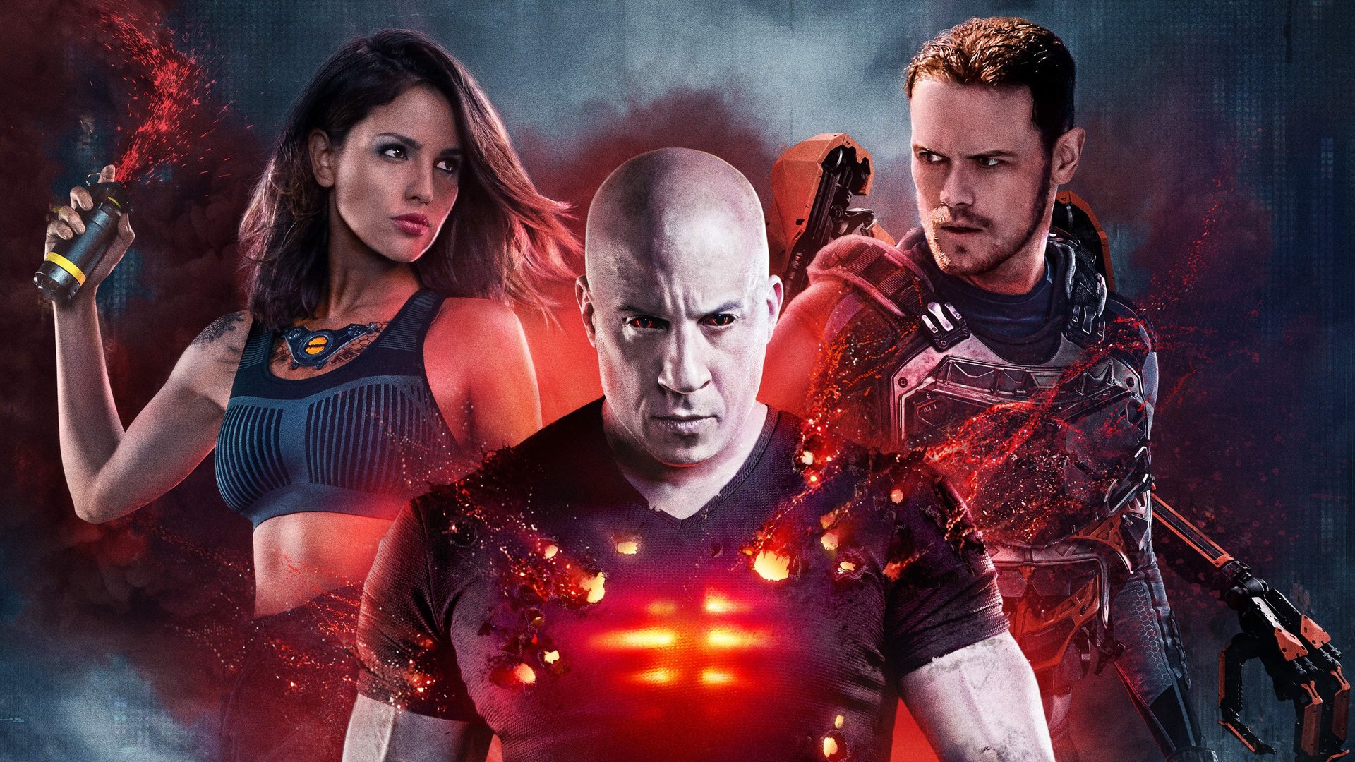 Cinematic background from Bloodshot 2020 - After he and his wife are murdered, marine Ray Garrison is resurrected by a team of scientists. Enhanced with nanotechnology, he becomes a superhuman, biotech killing machine—'Bloodshot'. As Ray first trains with fellow super-soldiers, he cannot recall anything from his former life. But when his memories flood back and he remembers the man that killed both him and his wife, he breaks out of the facility to get revenge, only to discover that there's more to the conspiracy than he thought.