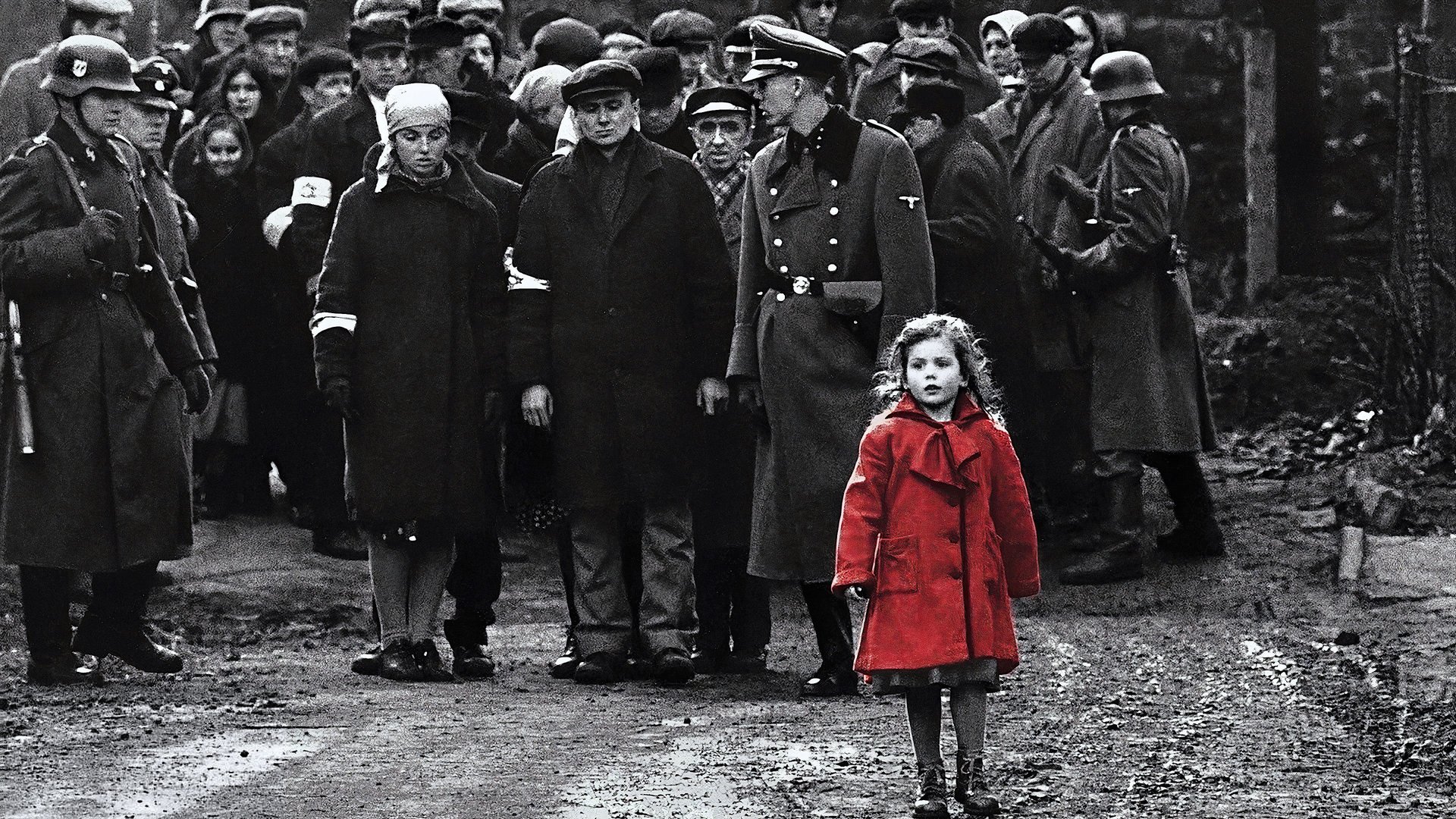 Cinematic background from Schindler's List 1993 - The true story of how businessman Oskar Schindler saved over a thousand Jewish lives from the Nazis while they worked as slaves in his factory during World War II.