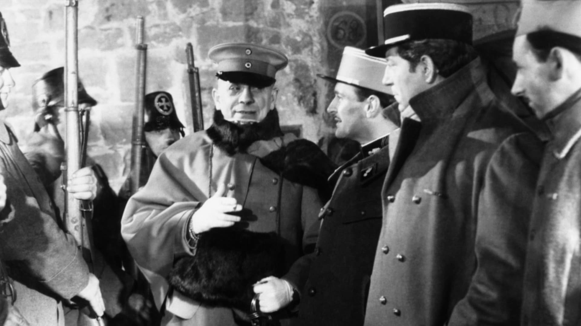 Cinematic background from The Grand Illusion 1937 - A group of French soldiers, including the patrician Captain de Boeldieu and the working-class Lieutenant Maréchal, grapple with their own class differences after being captured and held in a World War I German prison camp. When the men are transferred to a high-security fortress, they must concoct a plan to escape beneath the watchful eye of aristocratic German officer von Rauffenstein, who has formed an unexpected bond with de Boeldieu.