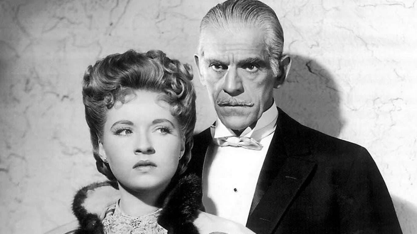 Cinematic background from The Climax 1944 - Dr. Hohner, theatre physician at the Vienna Royal Theatre, murders his mistress, the star soprano when his jealousy drives him to the point of mad obsession. Ten years later, another young singer reminds Hohner of the late diva and his old mania kicks in. Hohner wants to prevent her from singing for anyone but him, even if it means silencing her forever.