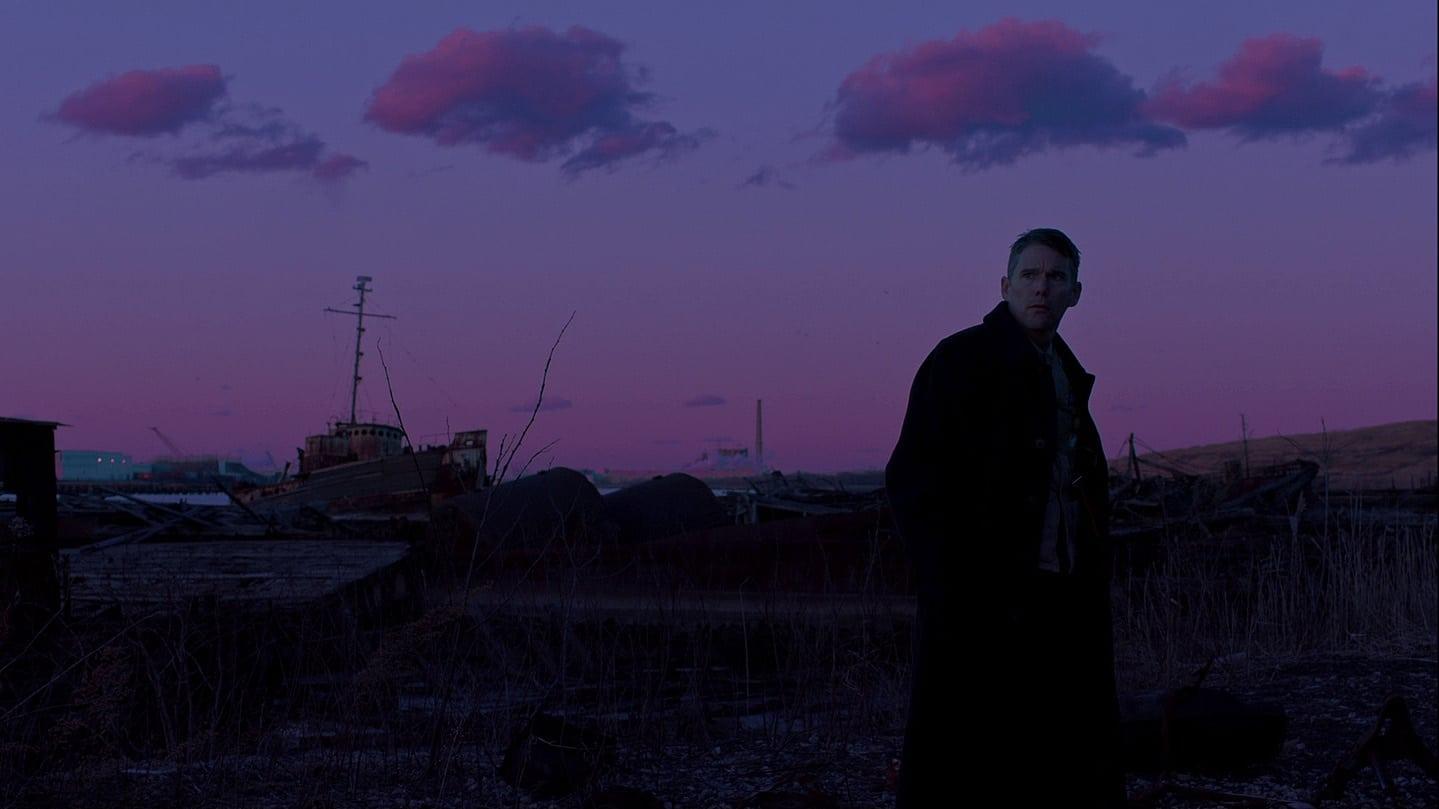 Cinematic background from First Reformed 2017 - A pastor of a small church in upstate New York starts to spiral out of control after a soul-shaking encounter with an unstable environmental activist and his pregnant wife.