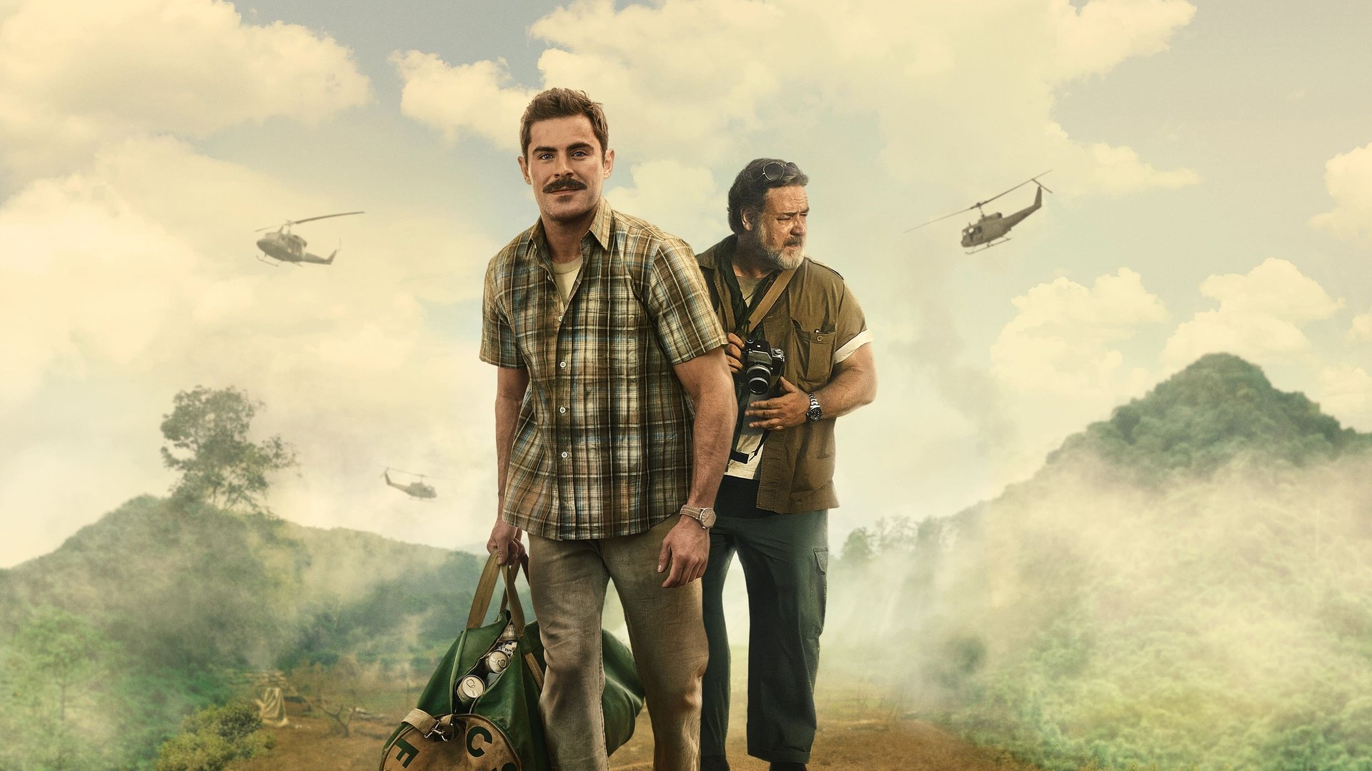 Cinematic background from The Greatest Beer Run Ever 2022 - Chickie wants to support his friends fighting in Vietnam, so he does something wild—personally bring them American beer. What starts as a well-meaning journey quickly changes Chickie’s life and perspective. Based on a true story.