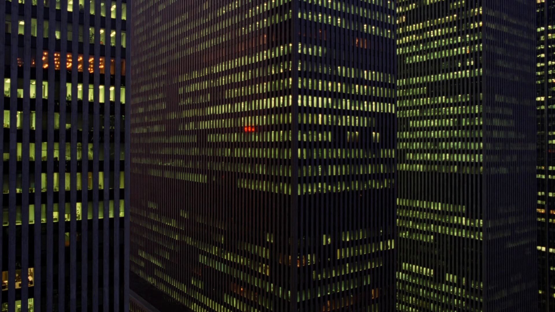Cinematic background from Koyaanisqatsi 1982 - Takes us to locations all around the US and shows us the heavy toll that modern technology is having on humans and the earth. The visual tone poem contains neither dialogue nor a vocalized narration: its tone is set by the juxtaposition of images and the exceptional music by Philip Glass.