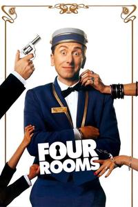 Official poster of Four Rooms 1995 directed by [object Object], [object Object], [object Object], [object Object], [object Object]