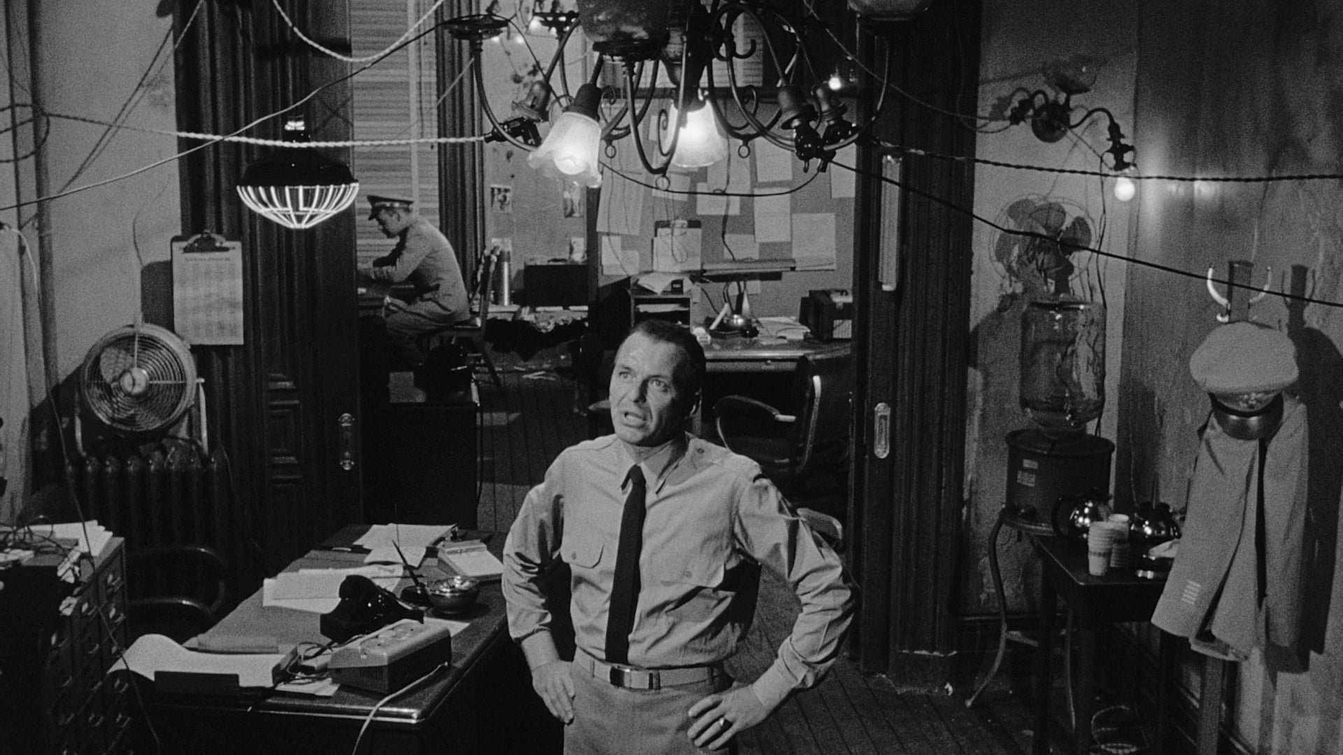 Cinematic background from The Manchurian Candidate 1962 - Near the end of the Korean War, a platoon of U.S. soldiers is captured by communists and brainwashed. Following the war, the platoon is returned home, and Sergeant Raymond Shaw is lauded as a hero by the rest of his platoon. However, the platoon commander, Captain Bennett Marco, finds himself plagued by strange nightmares and soon races to uncover a terrible plot.