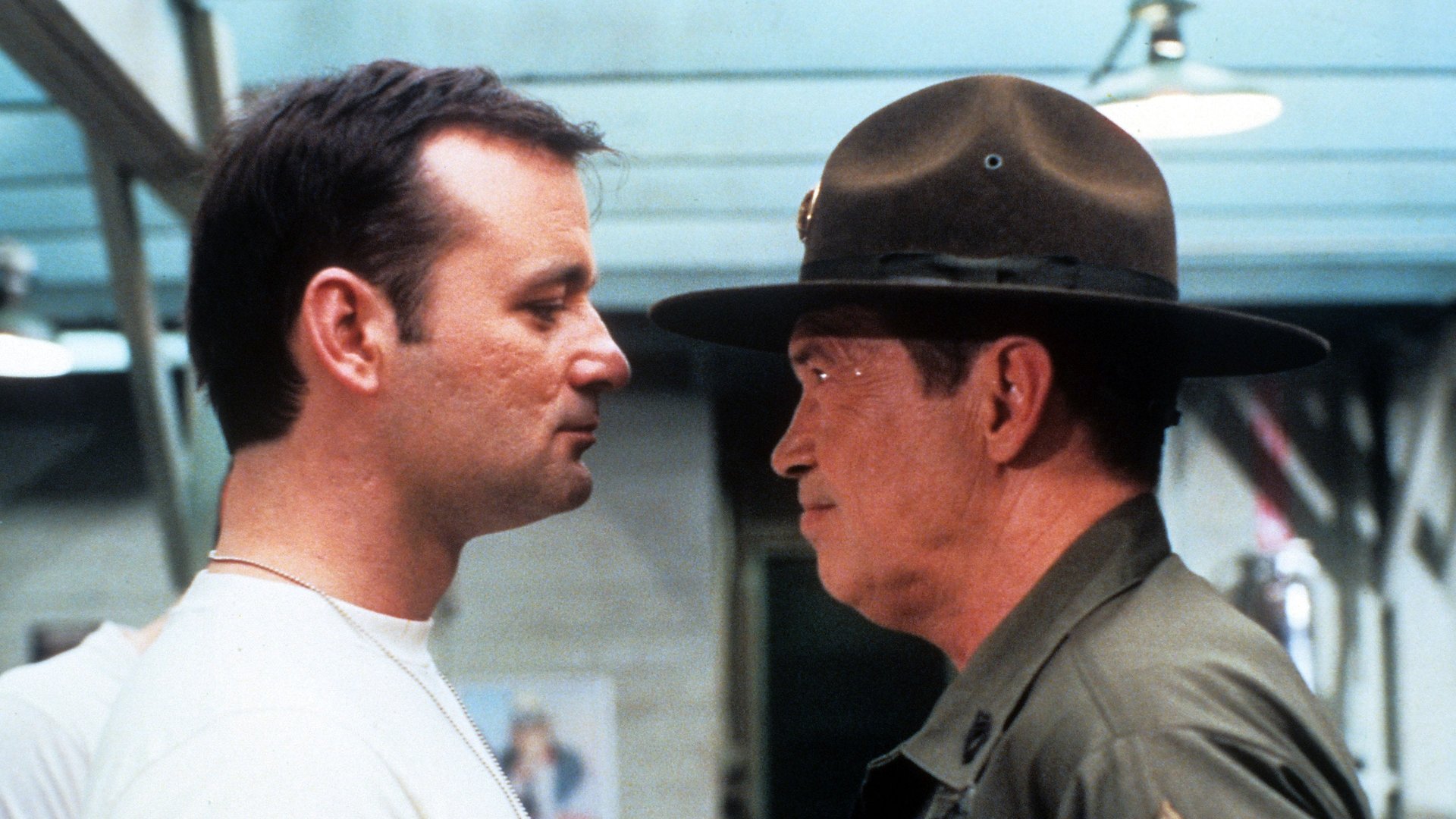 Cinematic background from Stripes 1981 - John Winger, an indolent sad sack in his 30s, impulsively joins the U.S. Army after losing his job, his girlfriend and his apartment.