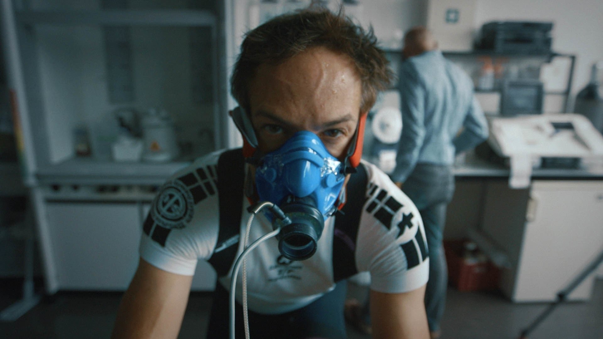 Cinematic background from Icarus 2017 - While investigating the furtive world of illegal doping in sports, director Bryan Fogel connects with renegade Russian scientist Dr. Grigory Rodchenkov—a pillar of his country’s “anti-doping” program. Over dozens of Skype calls, urine samples, and badly administered hormone injections, Fogel and Rodchenkov grow closer despite shocking allegations that place Rodchenkov at the center of Russia’s state-sponsored Olympic doping program.