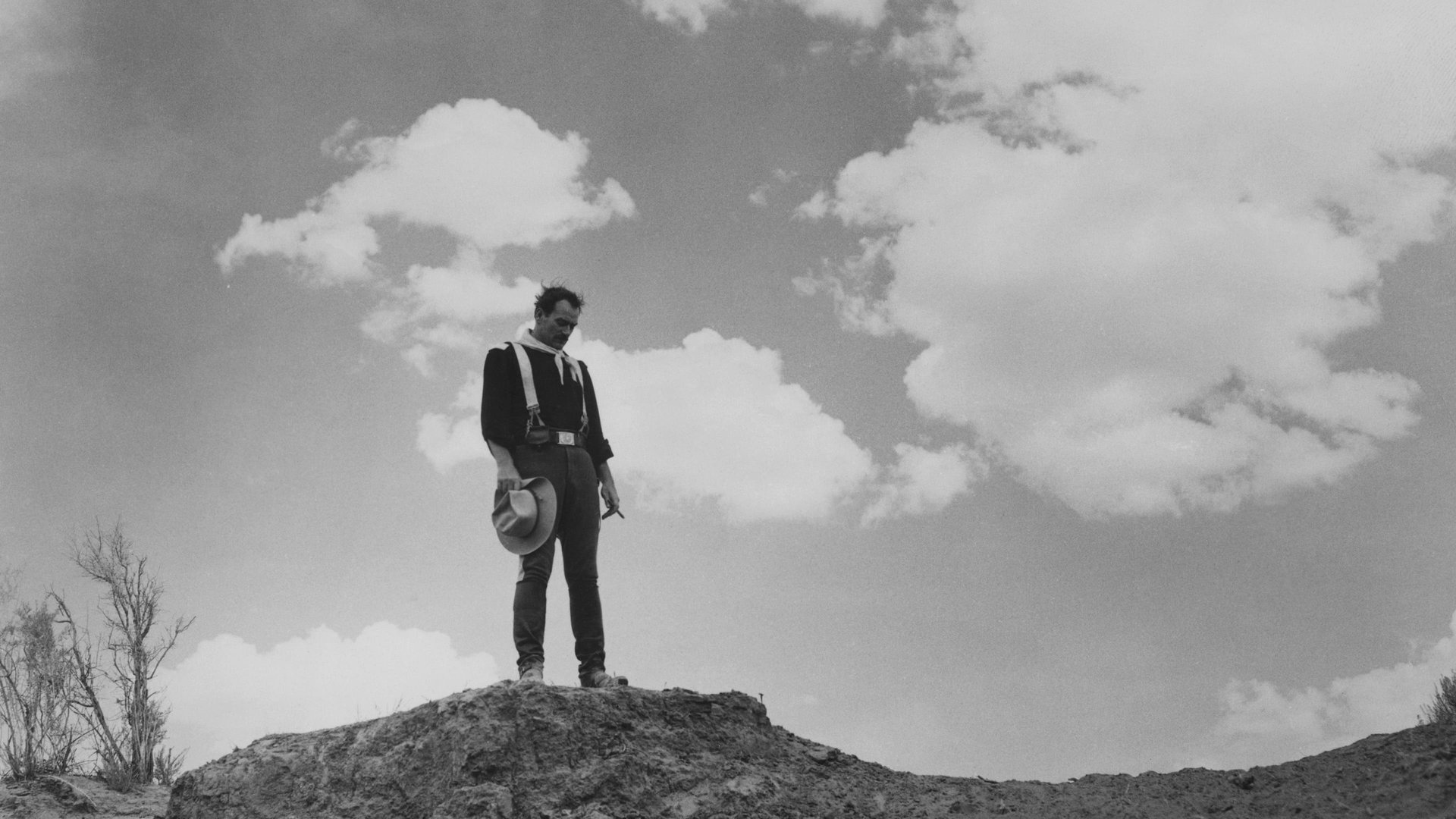 Cinematic background from Rio Grande 1950 - Lt. Col. Kirby Yorke is posted on the Texas frontier to defend settlers against depredations of marauding Apaches. Col. Yorke is under considerable stress by a serious shortage of troops of his command. Tension is added when Yorke's son (whom he hasn't seen in fifteen years), Trooper Jeff Yorke, is one of 18 recruits sent to the regiment.