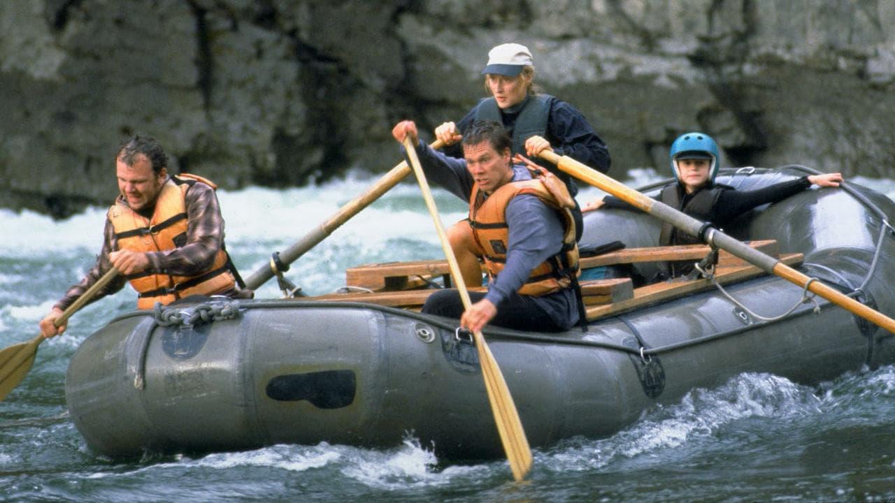 Cinematic background from The River Wild 1994 - Gail and Tom Hartman are struggling to stay together and decide to take a white-water rafting holiday adventure in Montana for their son Roarke's 10th birthday, only to meet up with a pair of mysterious men whose desperation grows, turning their vacation into a nightmare.