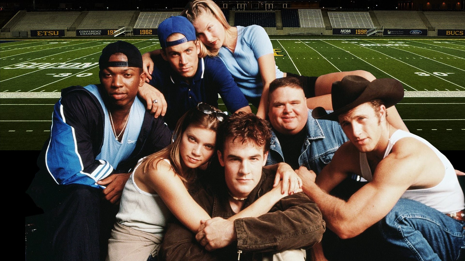 Cinematic background from Varsity Blues 1999 - In small-town Texas, high school football is a religion, 17-year-old schoolboys carry the hopes of an entire community onto the gridiron every Friday night. When star quarterback Lance Harbor suffers an injury, the Coyotes are forced to regroup under the questionable leadership of John Moxon, a second-string quarterback with a slightly irreverent approach to the game.