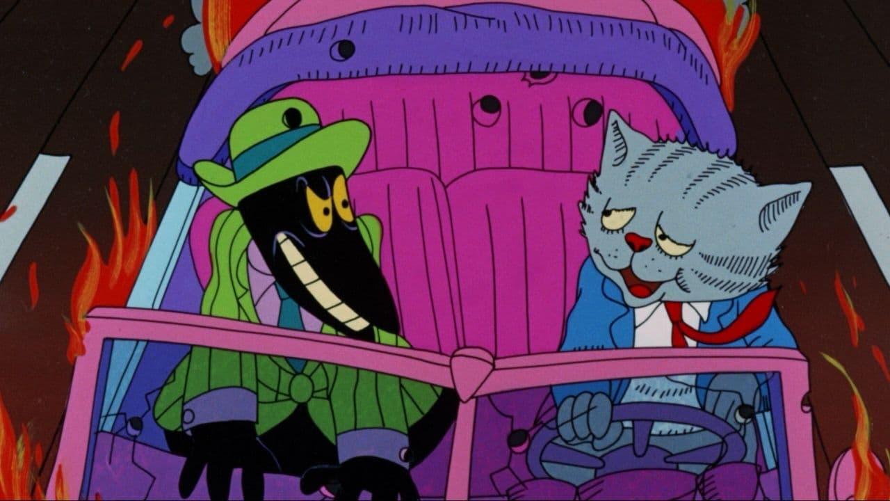 Cinematic background from Fritz the Cat 1972 - A swinging, hypocritical college student cat raises hell in a satirical vision of the 1960s.