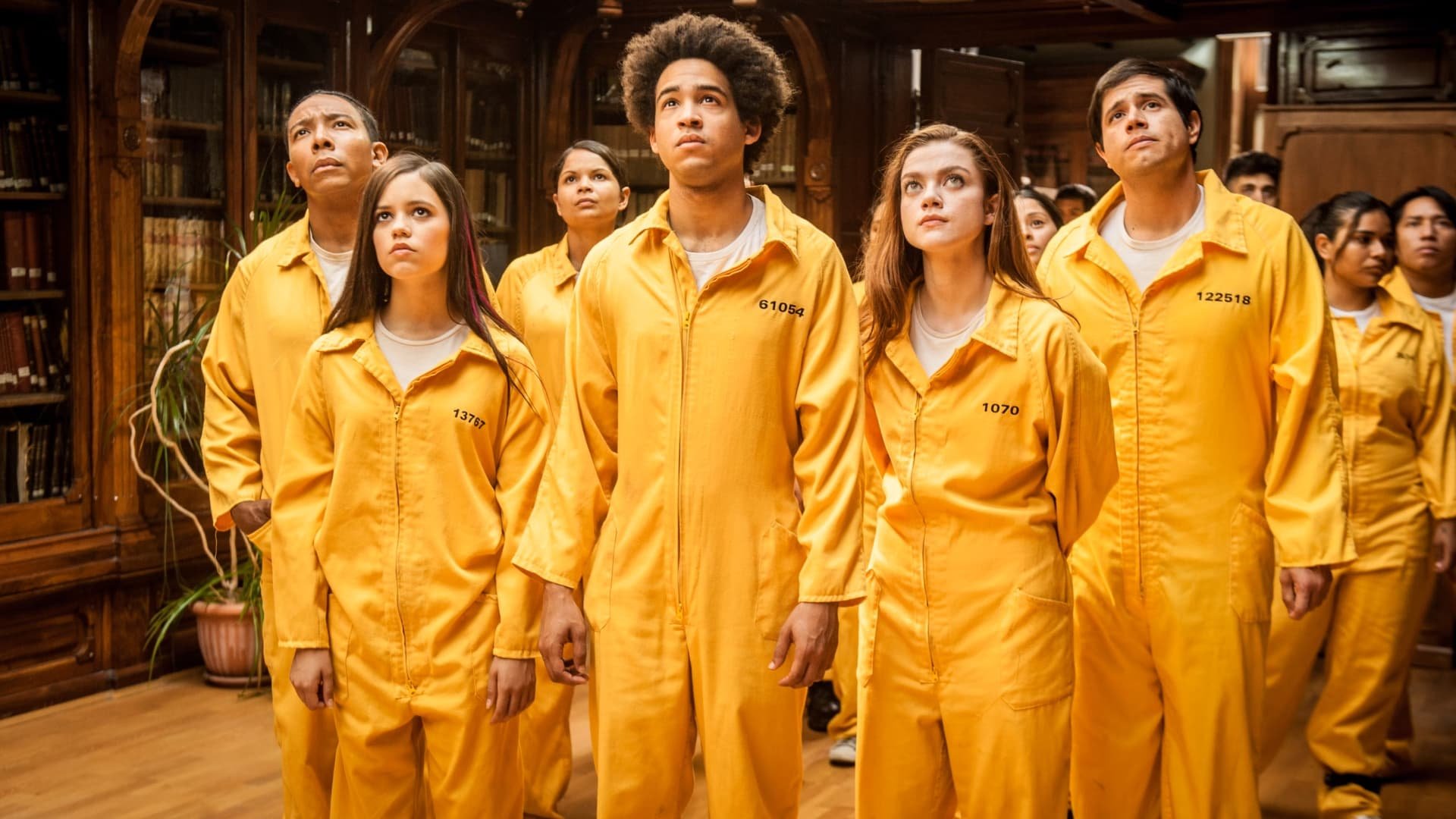 Cinematic background from American Carnage 2022 - After a governor issues an executive order to arrest the children of undocumented immigrants, the detained youth are offered an opportunity to have their charges dropped by volunteering to provide care to the elderly. Once inside the elder care facility, however, they discover more twisted secrets than they could have possibly imagined.