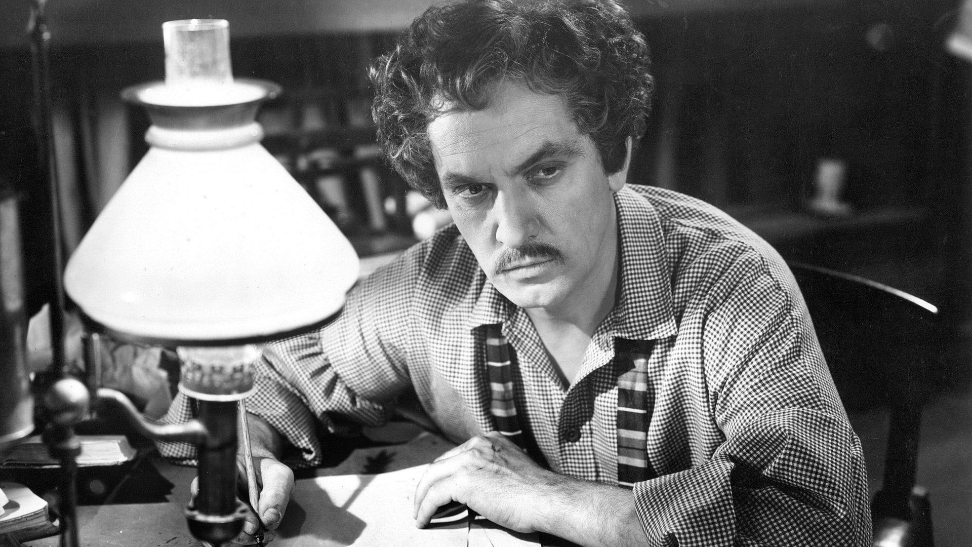 Cinematic background from The Adventures of Mark Twain 1944 - A dramatised life of Samuel Langhorn Clemens, or Mark Twain.