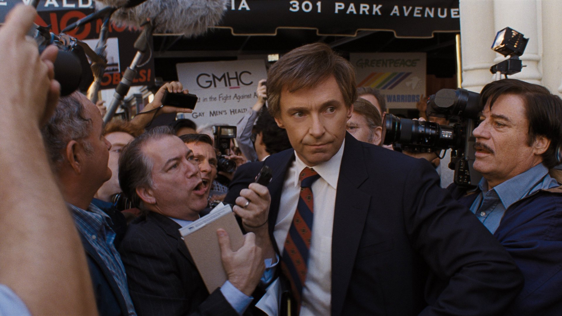 Cinematic background from The Front Runner 2018 - Gary Hart, former Senator of Colorado, becomes the front-runner for the Democratic presidential nomination in 1987. Hart's intelligence, charisma and idealism makes him popular with young voters, leaving him with a seemingly clear path to the White House. All that comes crashing down when allegations of an extramarital affair surface in the media, forcing the candidate to address a scandal that threatens to derail his campaign and personal life.