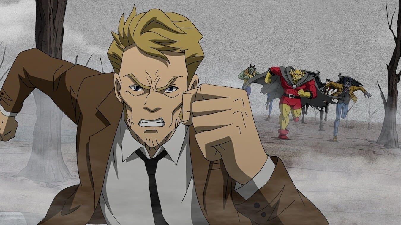 Cinematic background from DC Showcase: Constantine - The House of Mystery 2022 - John Constantine wakes up in the eerie House of Mystery with no recollection of how he got there. Fortunately, Zatanna and his friends are all there. Unfortunately, they have a bad habit of turning into demons and ripping him to shreds, over and over again!