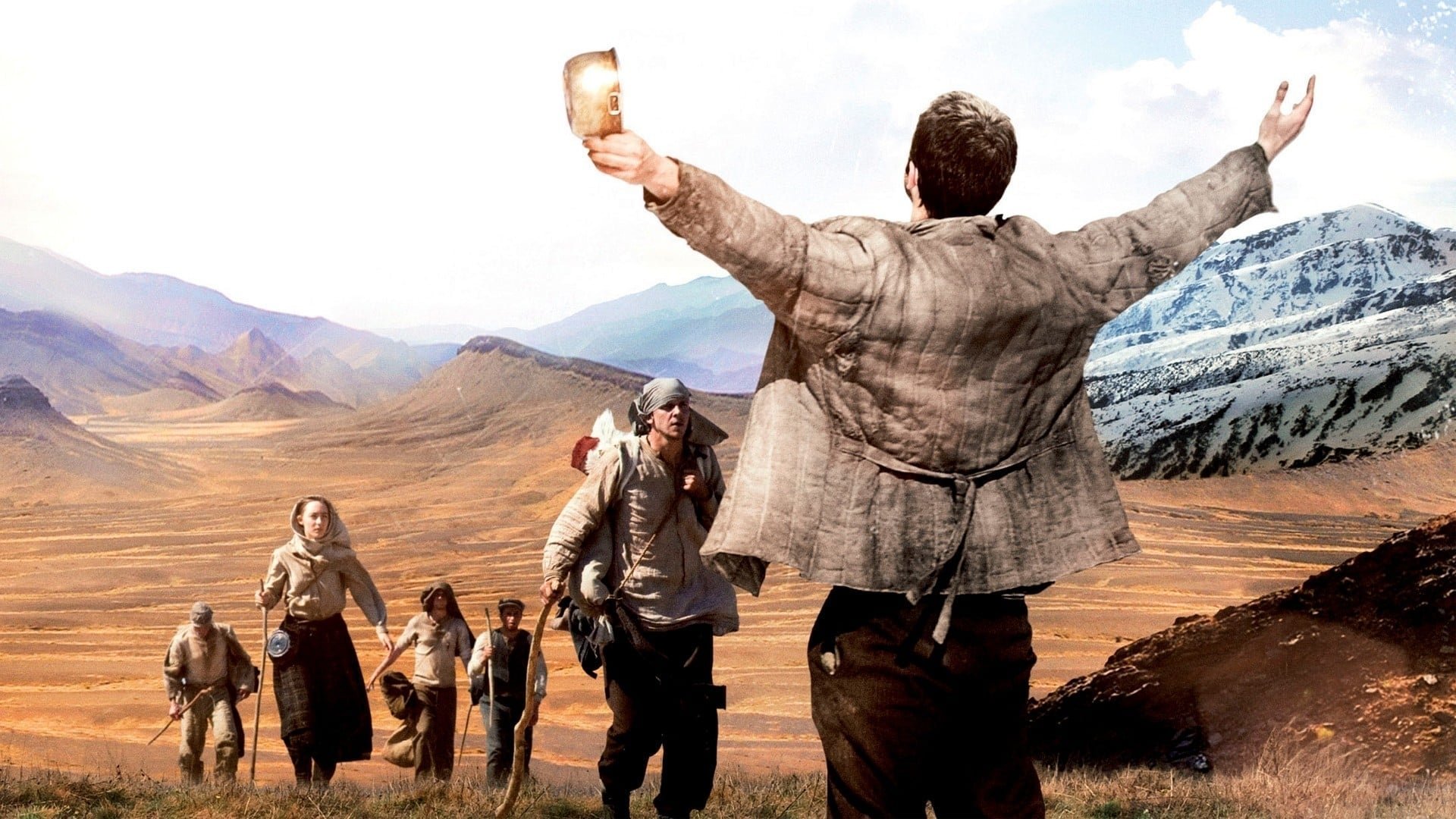 Cinematic background from The Way Back 2010 - At the dawn of WWII, several men escape from a Russian gulag—to take a perilous and uncertain journey to freedom as they cross deserts, mountains and several nations.