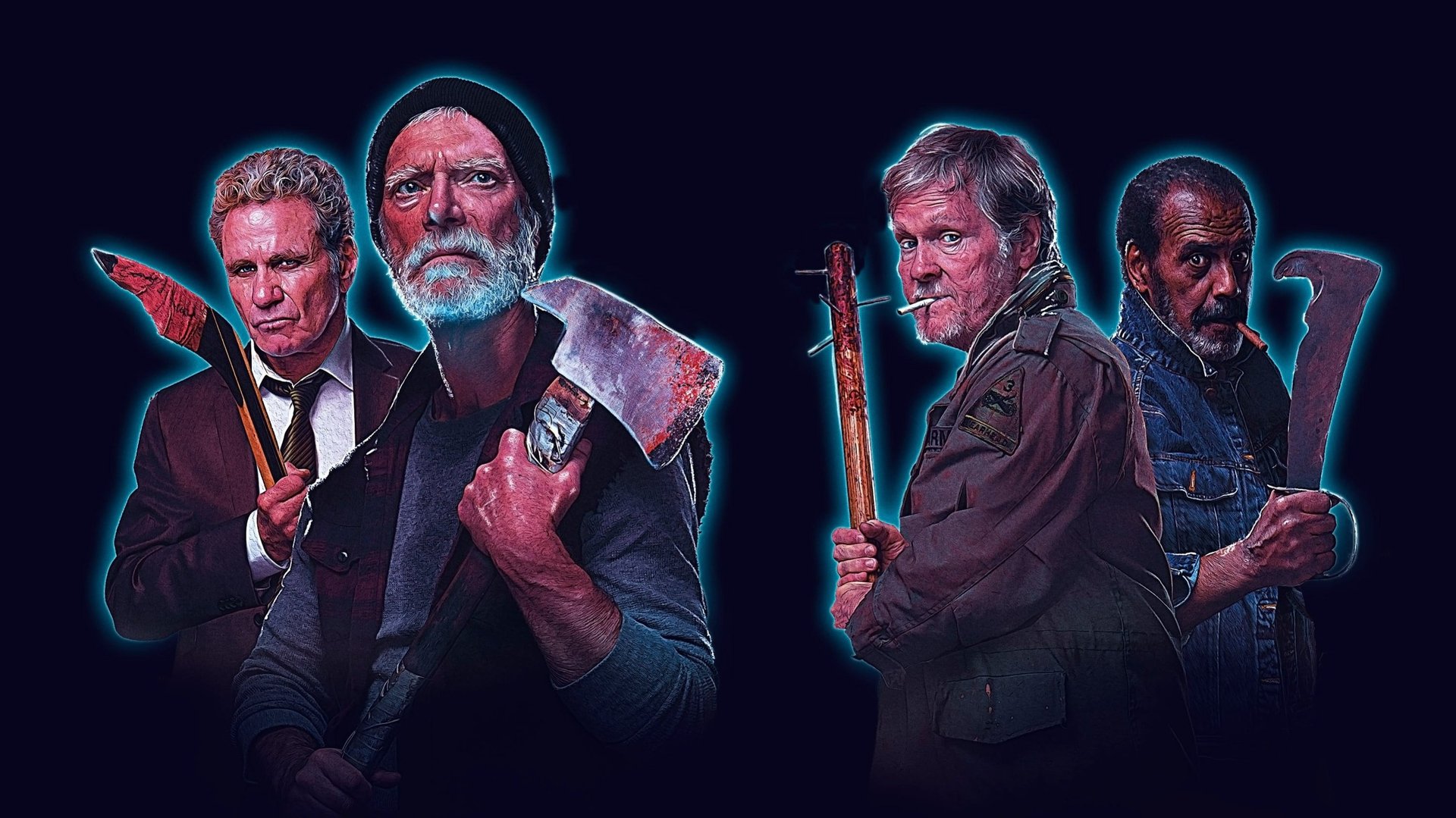 Cinematic background from VFW 2019 - A typical night for veterans at a VFW turns into an all-out battle for survival when a desperate teen runs into the bar with a bag of stolen drugs. When a gang of violent punks come looking for her, the vets use every weapon at their disposal to protect the girl and themselves from an unrelenting attack.