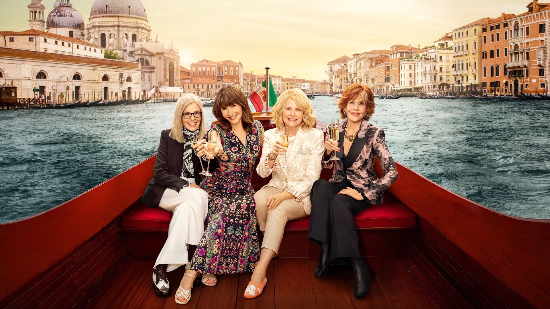 Cinematic background from Book Club: The Next Chapter 2023 - Four best friends take their book club to Italy for the fun girls' trip they never had. When things go off the rails and secrets are revealed, their relaxing vacation turns into a once-in-a-lifetime cross-country adventure.