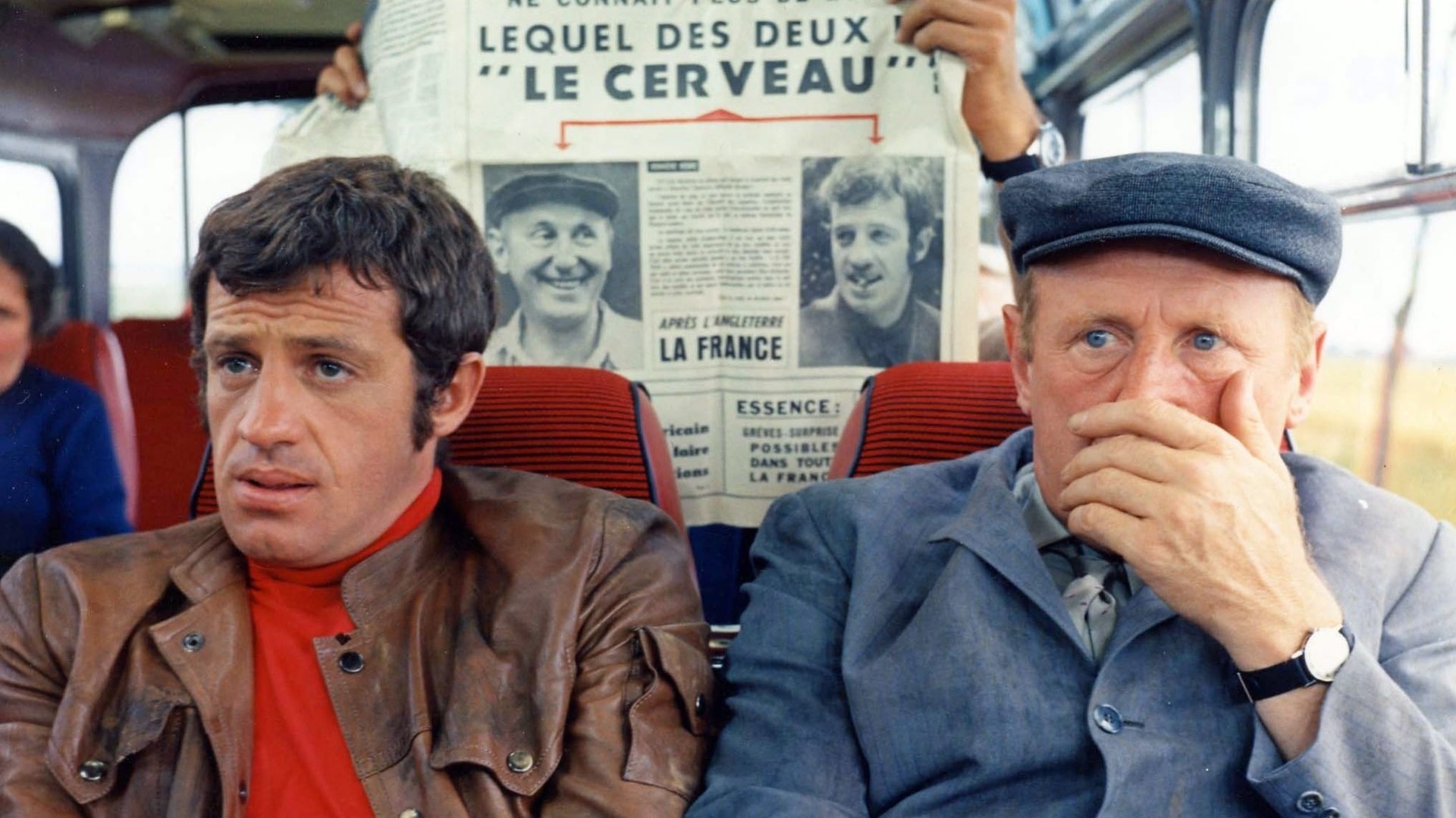 Cinematic background from The Brain 1969 - Arthur and Anatole are two little robbers. They want to rob money, money that will travel in a special train from Paris to Bruxelles. They don't know that other people have planned to do the same thing.