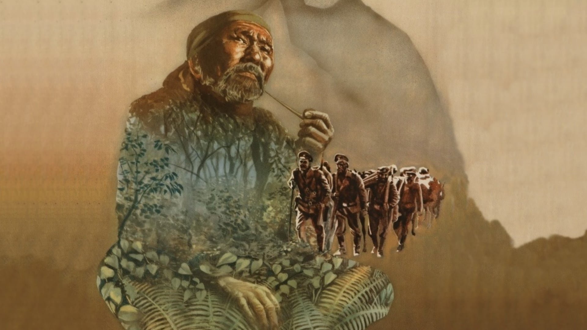 Cinematic background from Dersu Uzala 1975 - A military explorer meets and befriends a Goldi man in Russia’s unmapped forests. A deep and abiding bond evolves between the two men, one civilized in the usual sense, the other at home in the glacial Siberian woods.