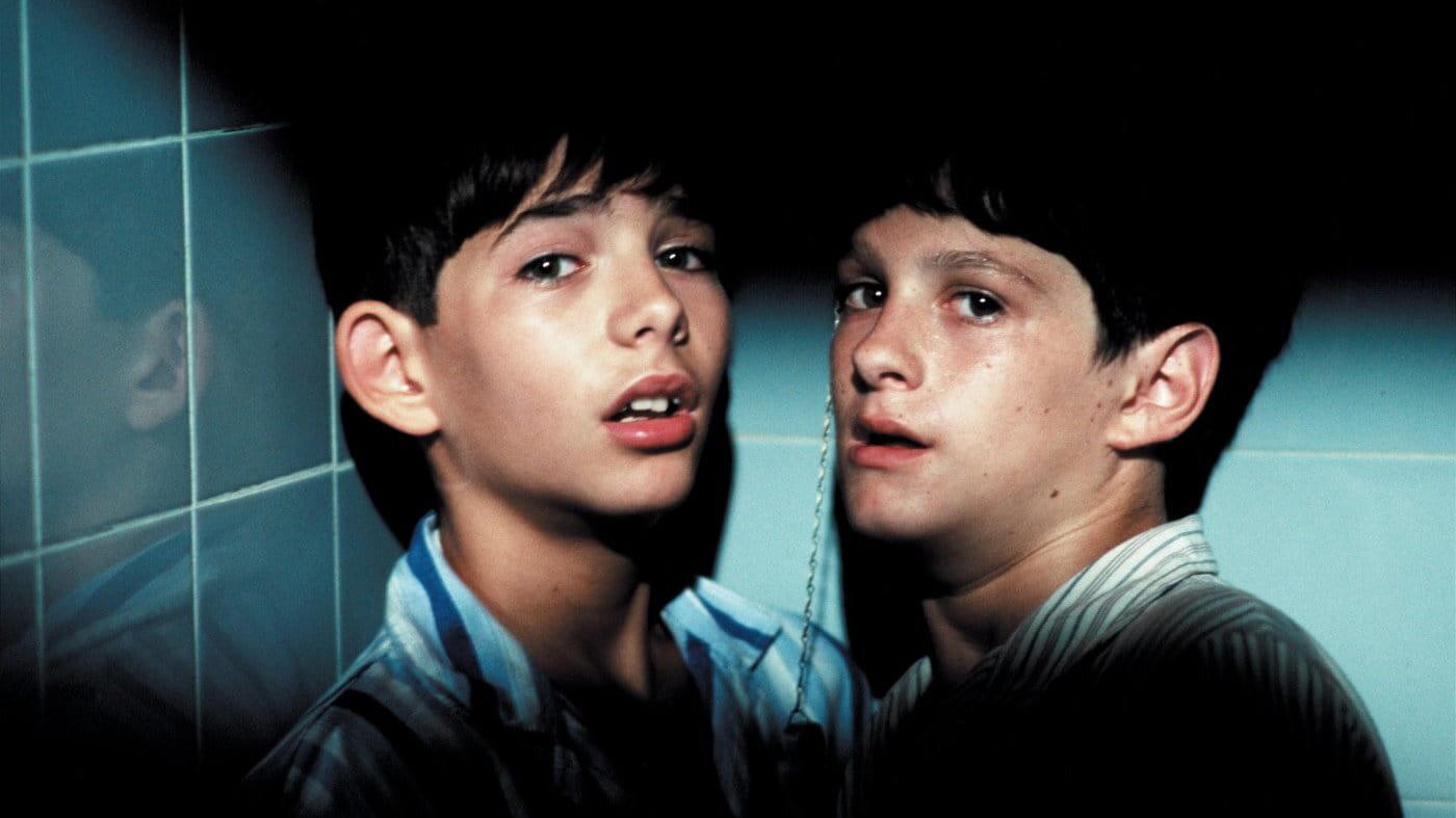 Cinematic background from Bad Education 2004 - Two children, Ignacio and Enrique, know love, the movies and fear in a religious school at the beginning of the 1960s. Father Manolo, director of the school and its professor of literature, is witness to and part of these discoveries. The three are followed through the next few decades, their reunion marking life and death.