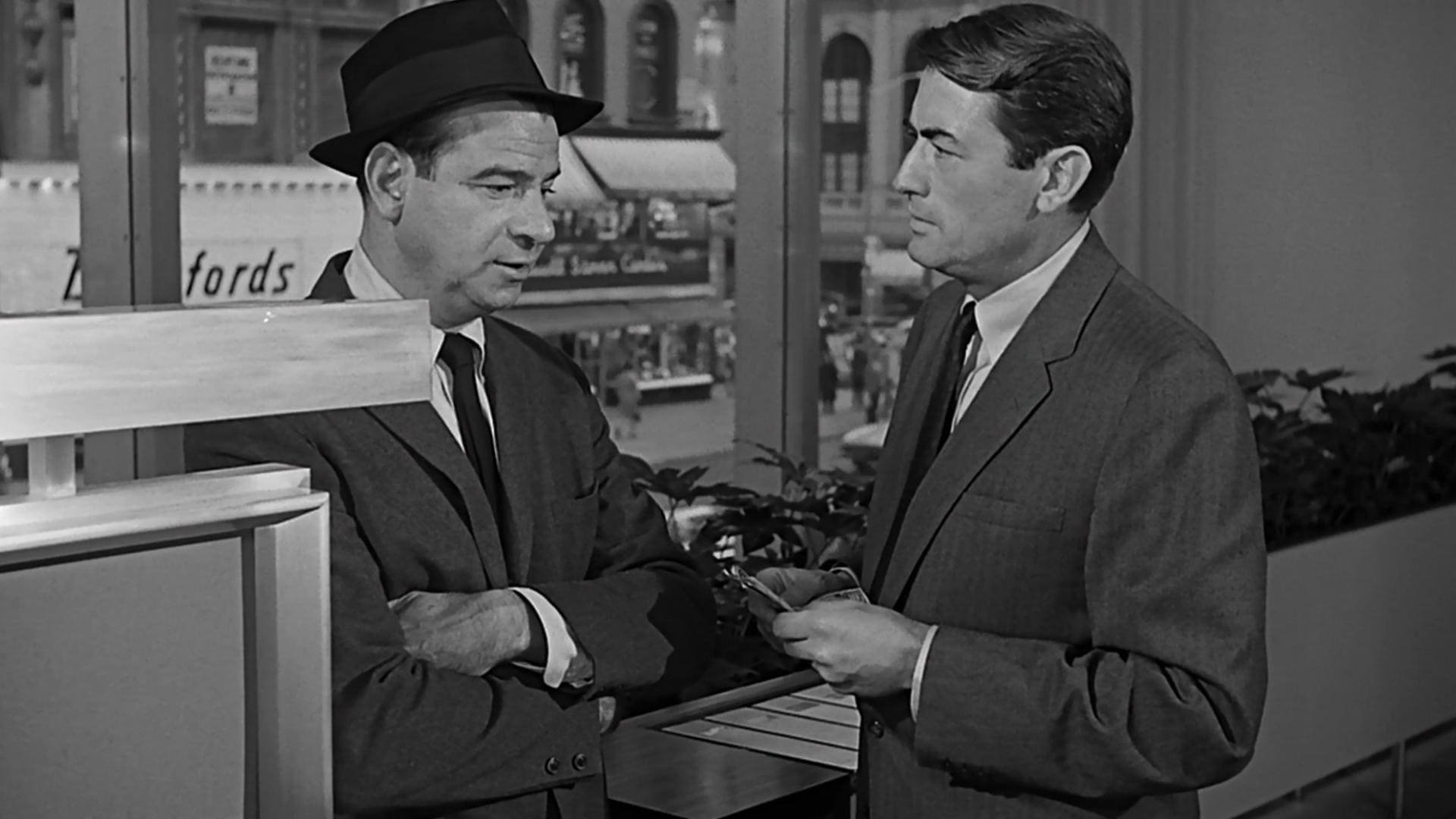 Cinematic background from Mirage 1965 - In New York City, David Stillwell struggles to recover his memory before the people who are trying to kill him succeed. Who is he, who are they, and why is he surrounded by murder?