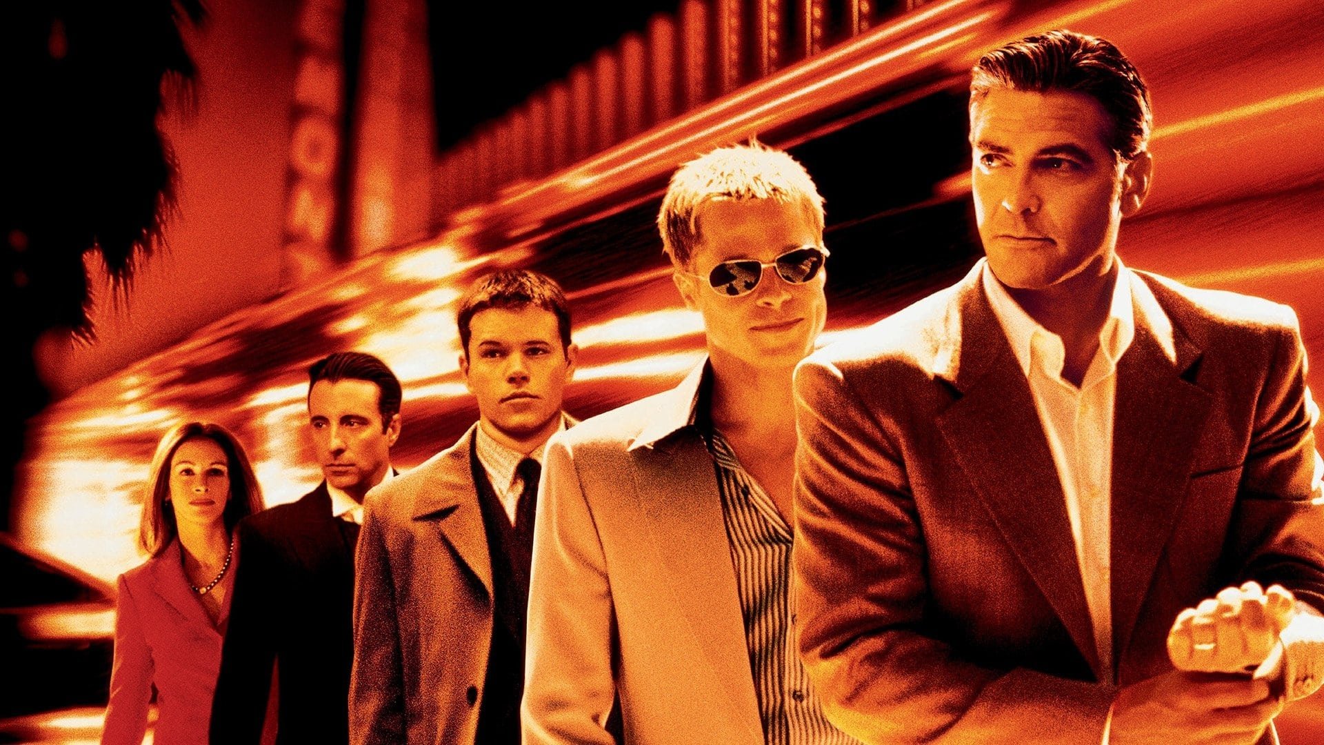 Cinematic background from Ocean's Eleven 2001 - Less than 24 hours into his parole, charismatic thief Danny Ocean is already rolling out his next plan: In one night, Danny's hand-picked crew of specialists will attempt to steal more than $150 million from three Las Vegas casinos. But to score the cash, Danny risks his chances of reconciling with ex-wife, Tess.