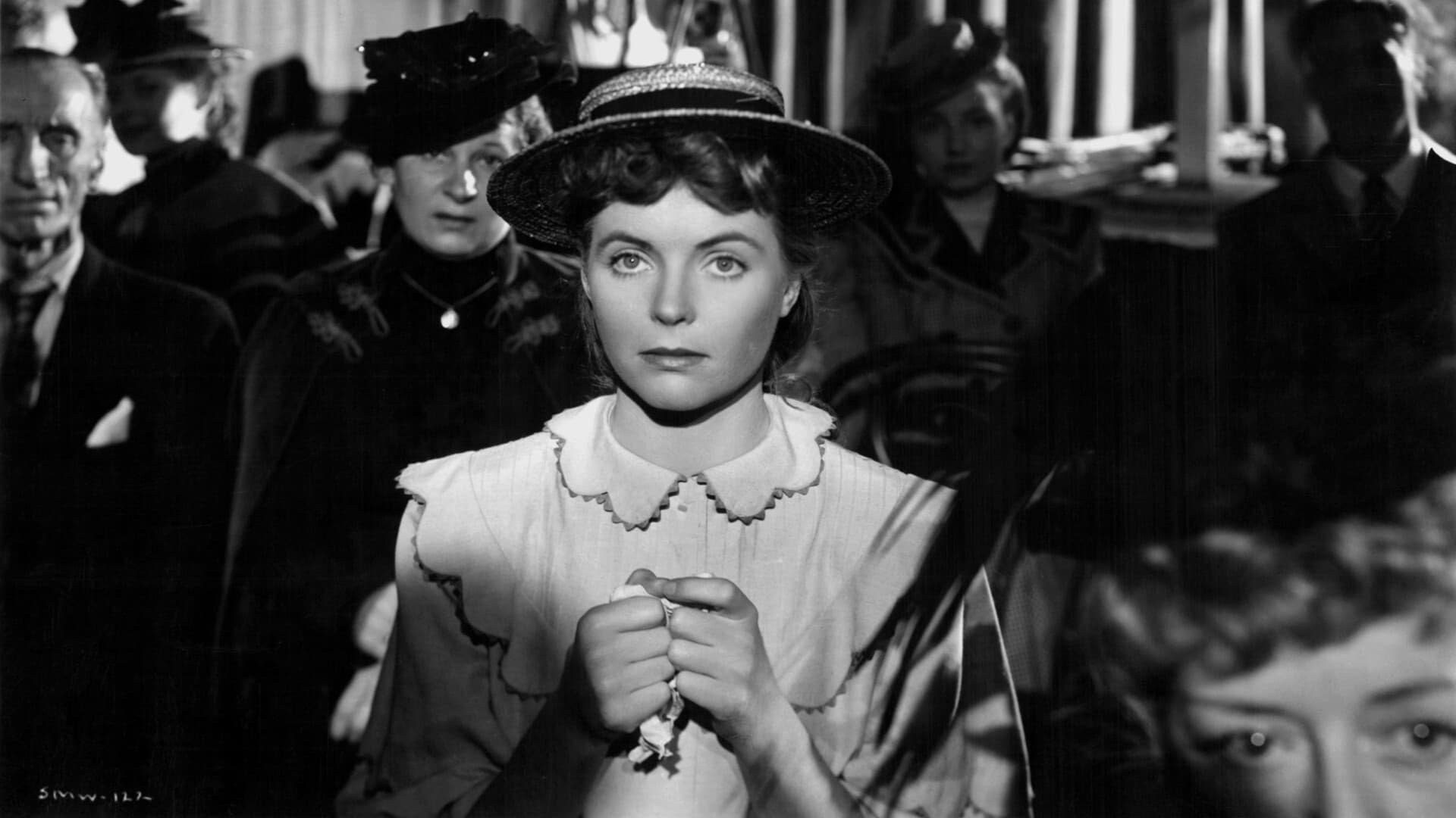 Cinematic background from The Spiral Staircase 1946 - On a stormy night, the mute servant to an ailing matriarch is stalked by a serial killer.