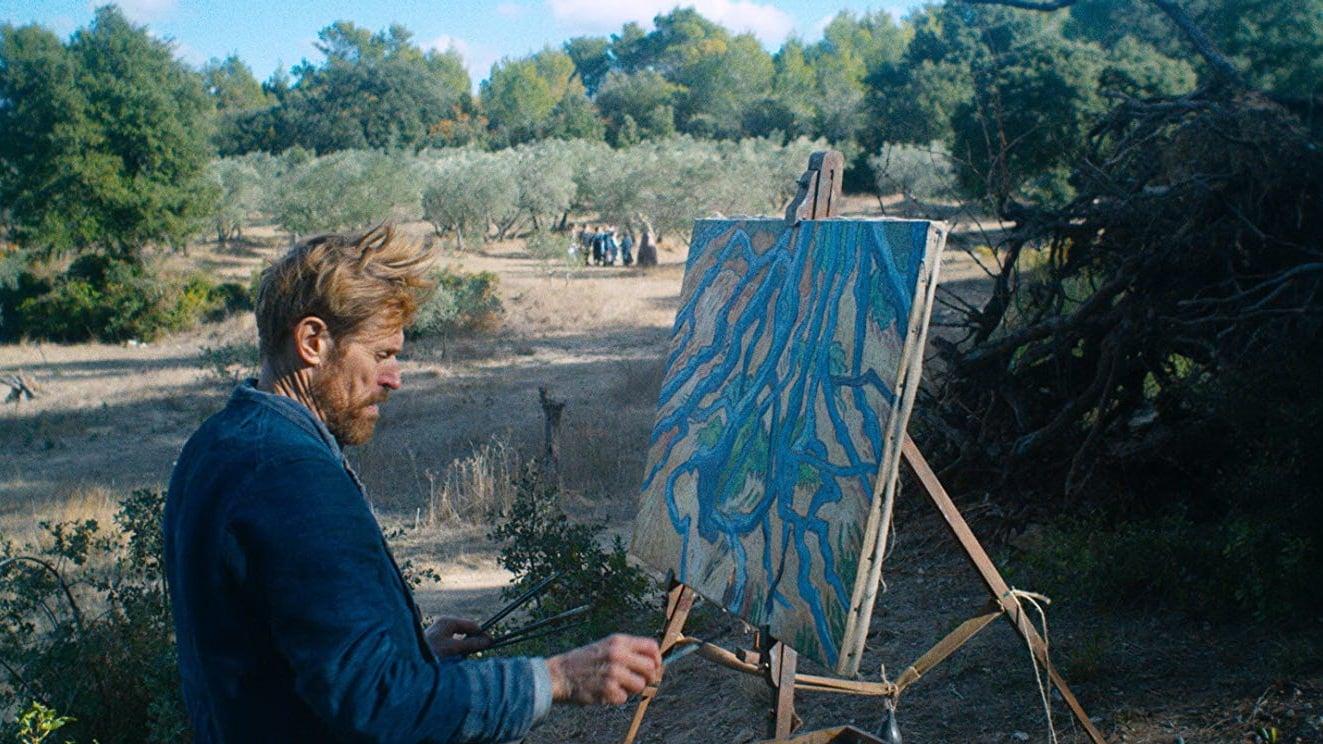 Cinematic background from At Eternity's Gate 2018 - Famed but tormented artist Vincent van Gogh spends his final years in Arles, France, painting masterworks of the natural world that surrounds him.