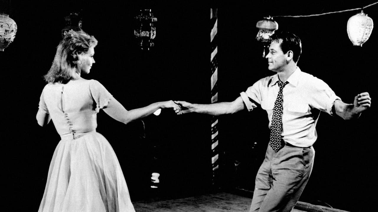 Cinematic background from Picnic 1955 - Labor Day in a small Kansas farm town. Hal, a burly and resolute drifter, jumps off a dusty freight train car with the purpose of visiting Alan, a former college classmate and son of the richest man in town.