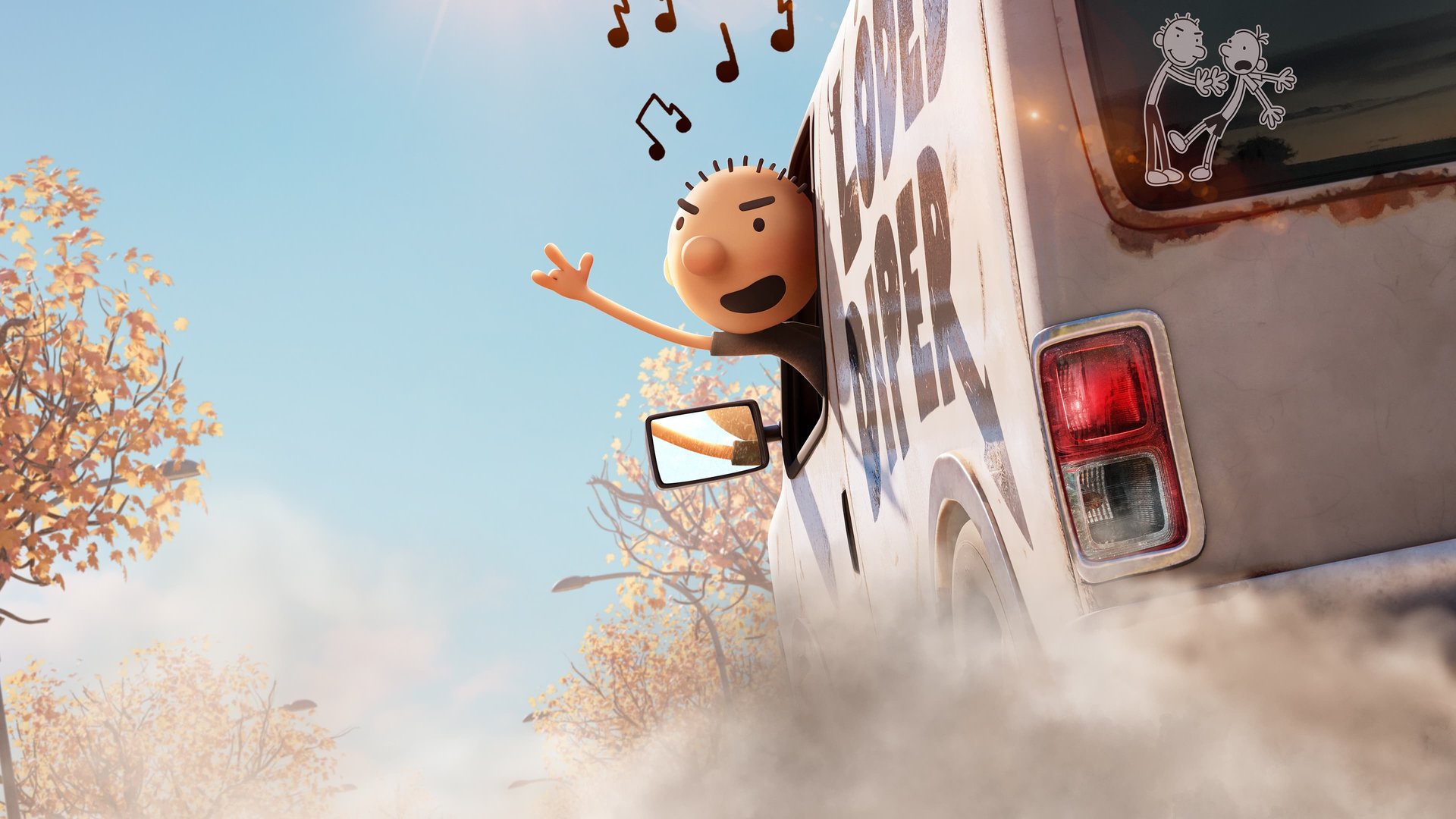 Cinematic background from Diary of a Wimpy Kid: Rodrick Rules 2022 - A new school year, his brother Rodrick teases him over and over and over and over again. Will Greg manage to get along with him? Or will a secret ruin everything?