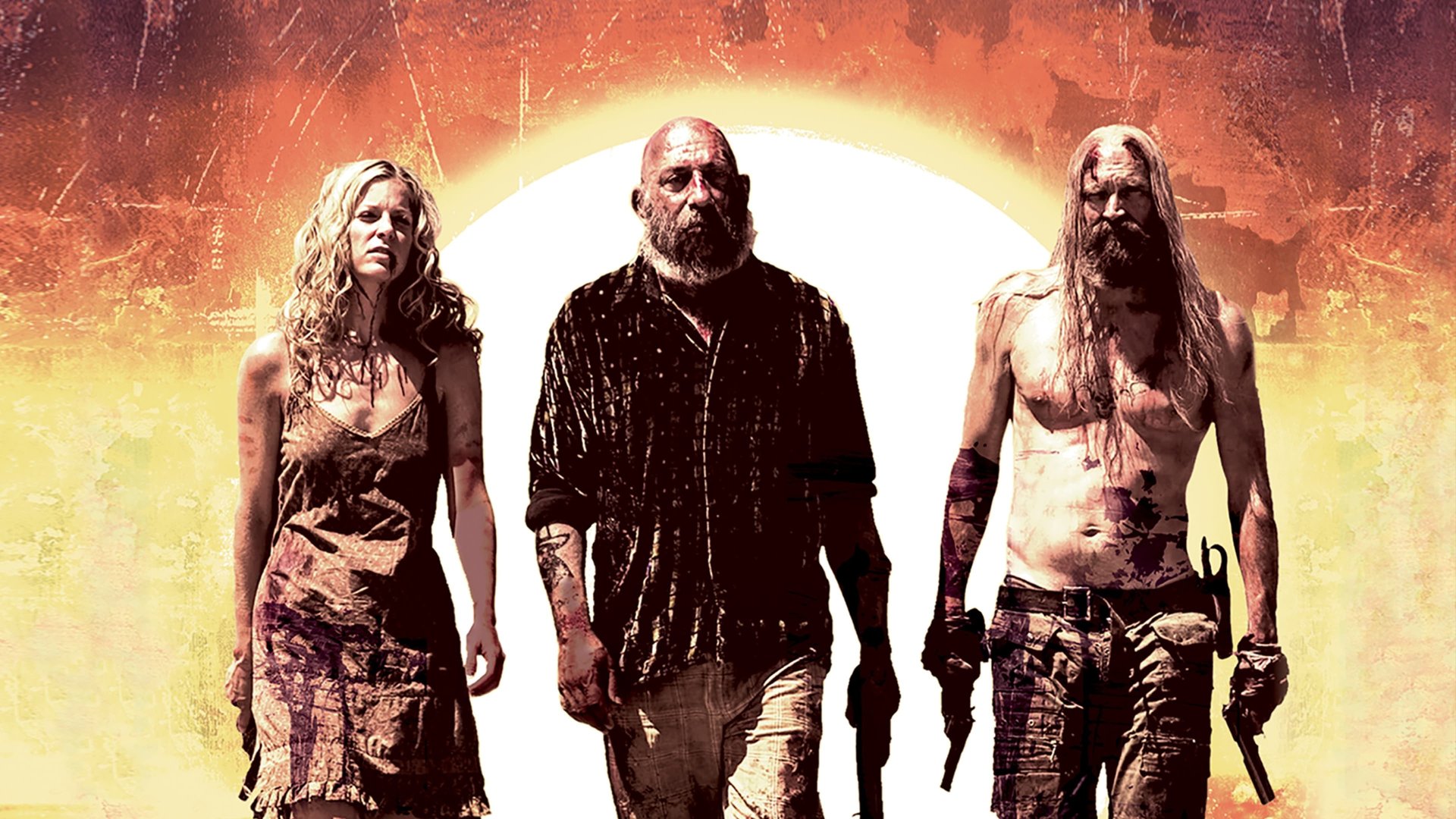 Cinematic background from The Devil's Rejects 2005 - The murderous, backwoods Firefly family take to the road to escape the vengeful Sheriff Wydell, who is not afraid of being as ruthless as his target.