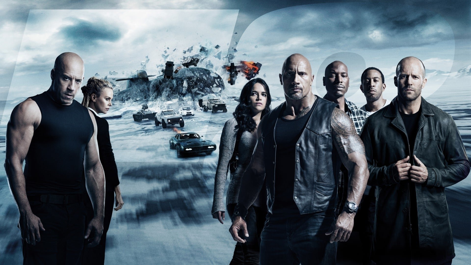 Cinematic background from The Fate of the Furious 2017 - When a mysterious woman seduces Dom into the world of crime and a betrayal of those closest to him, the crew face trials that will test them as never before.